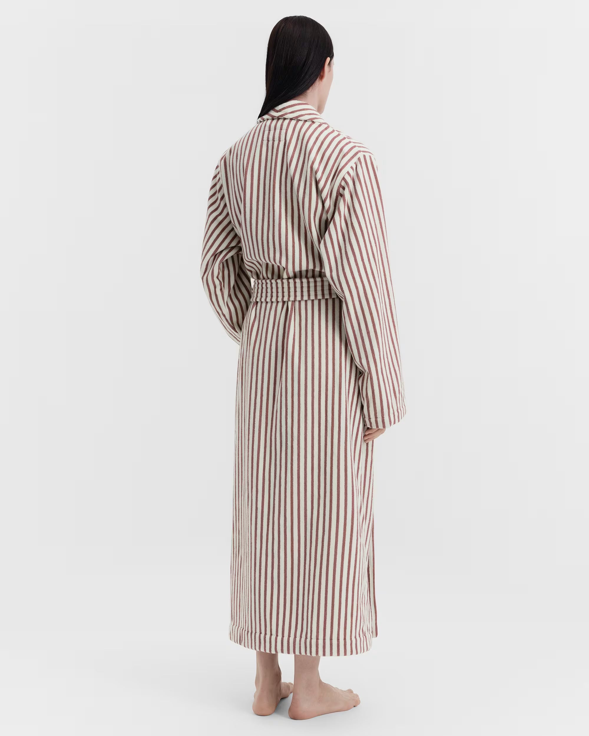 Classic Bathrobe - Ripple Stripes