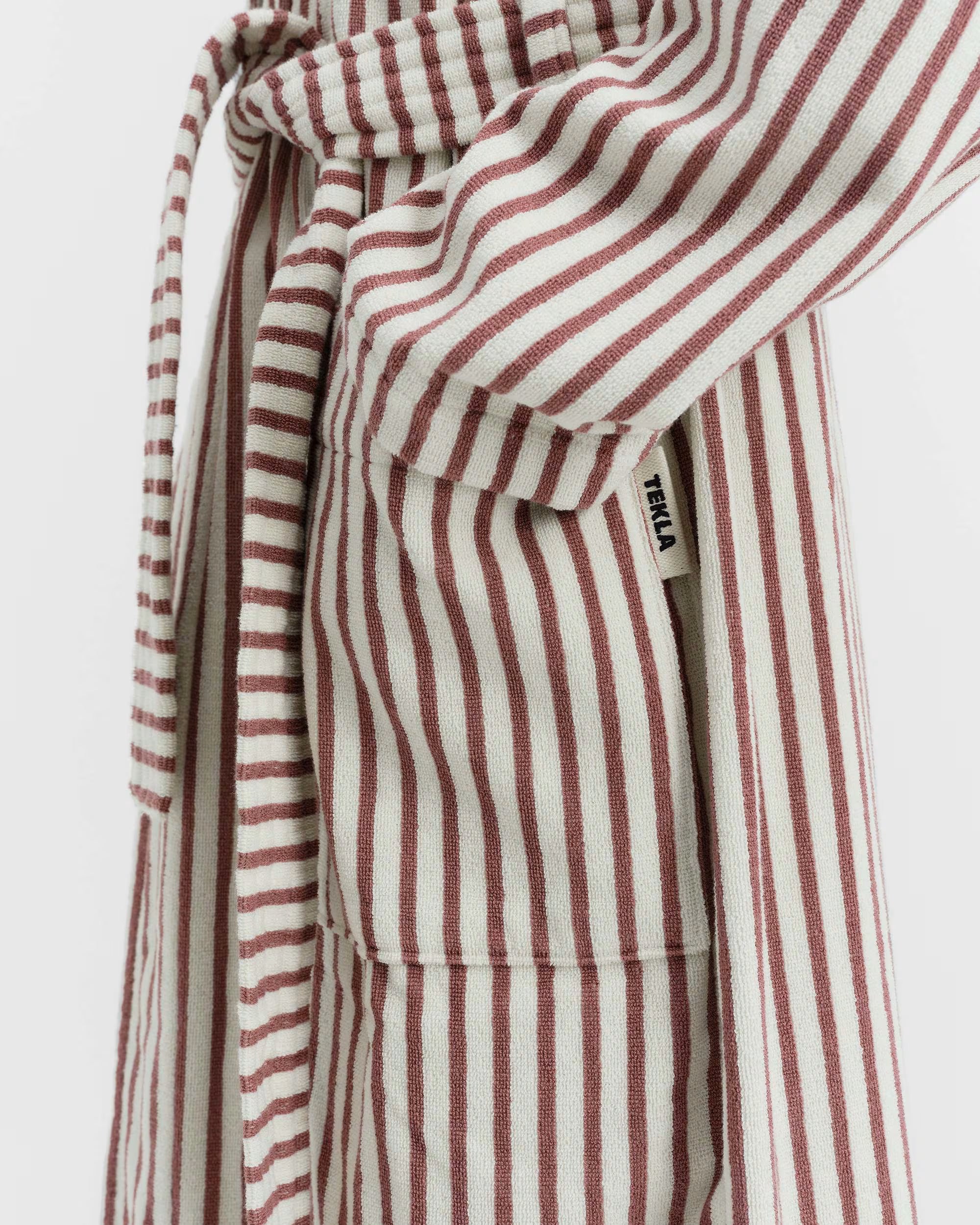 Classic Bathrobe - Ripple Stripes