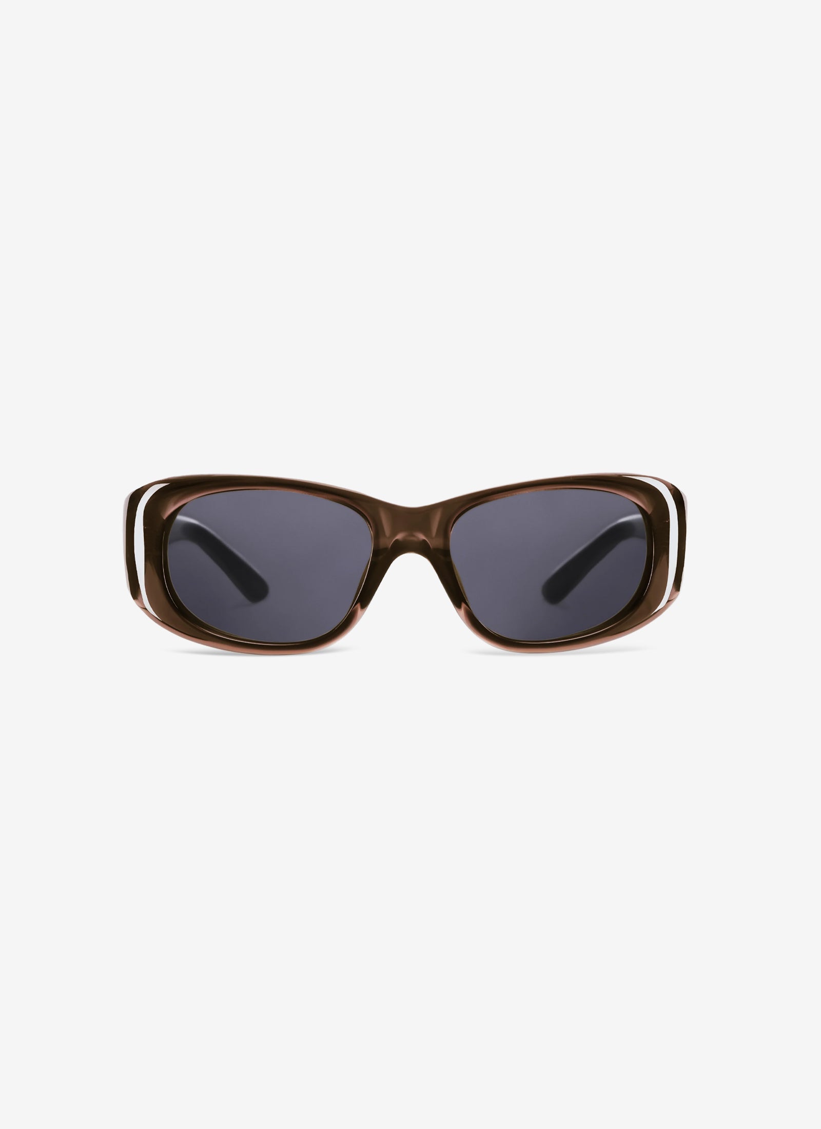 The Al - Crystal Brown with Black Lens