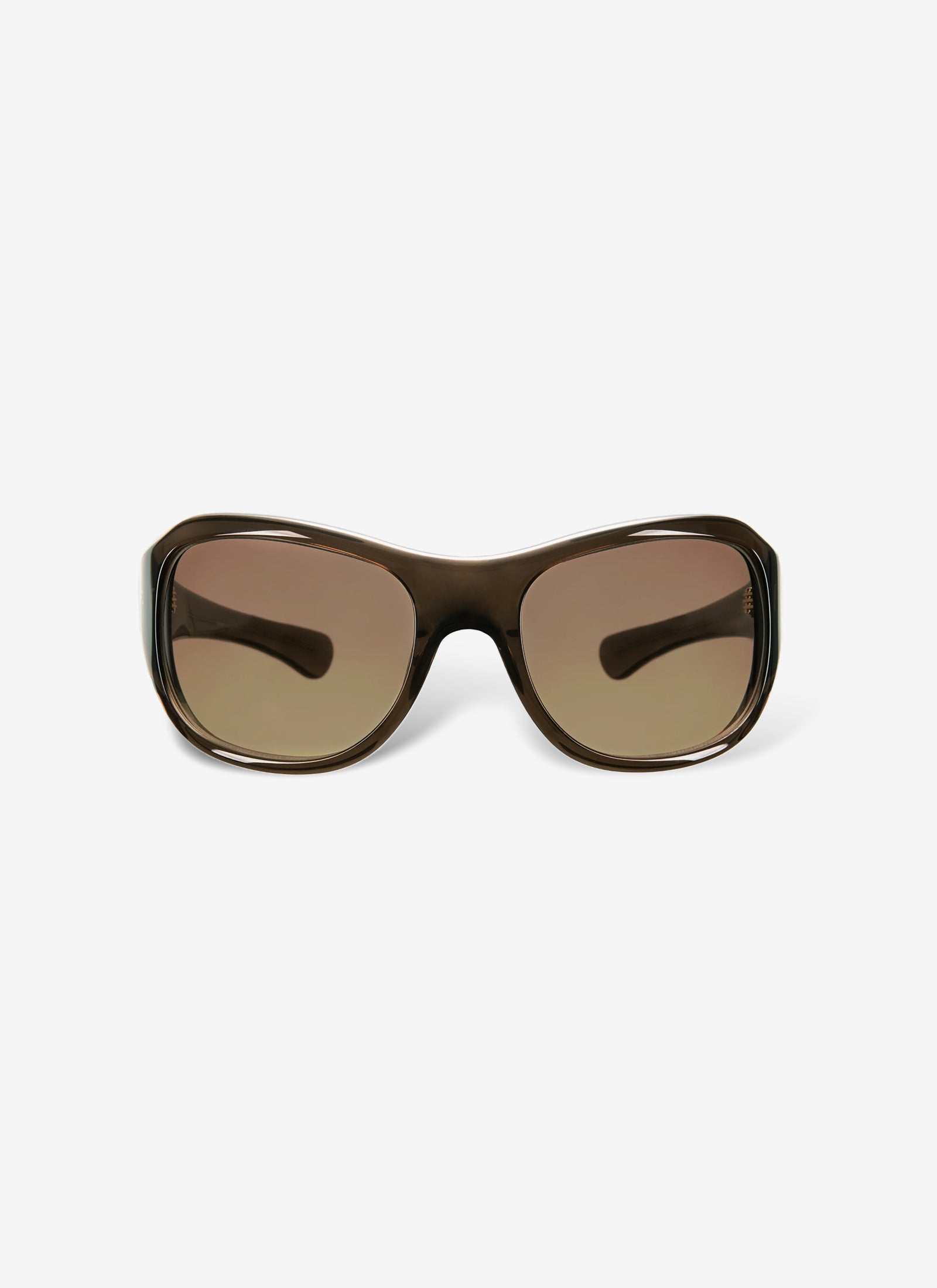 The Atlas - Crystal Brown with Brown Gradient Lens