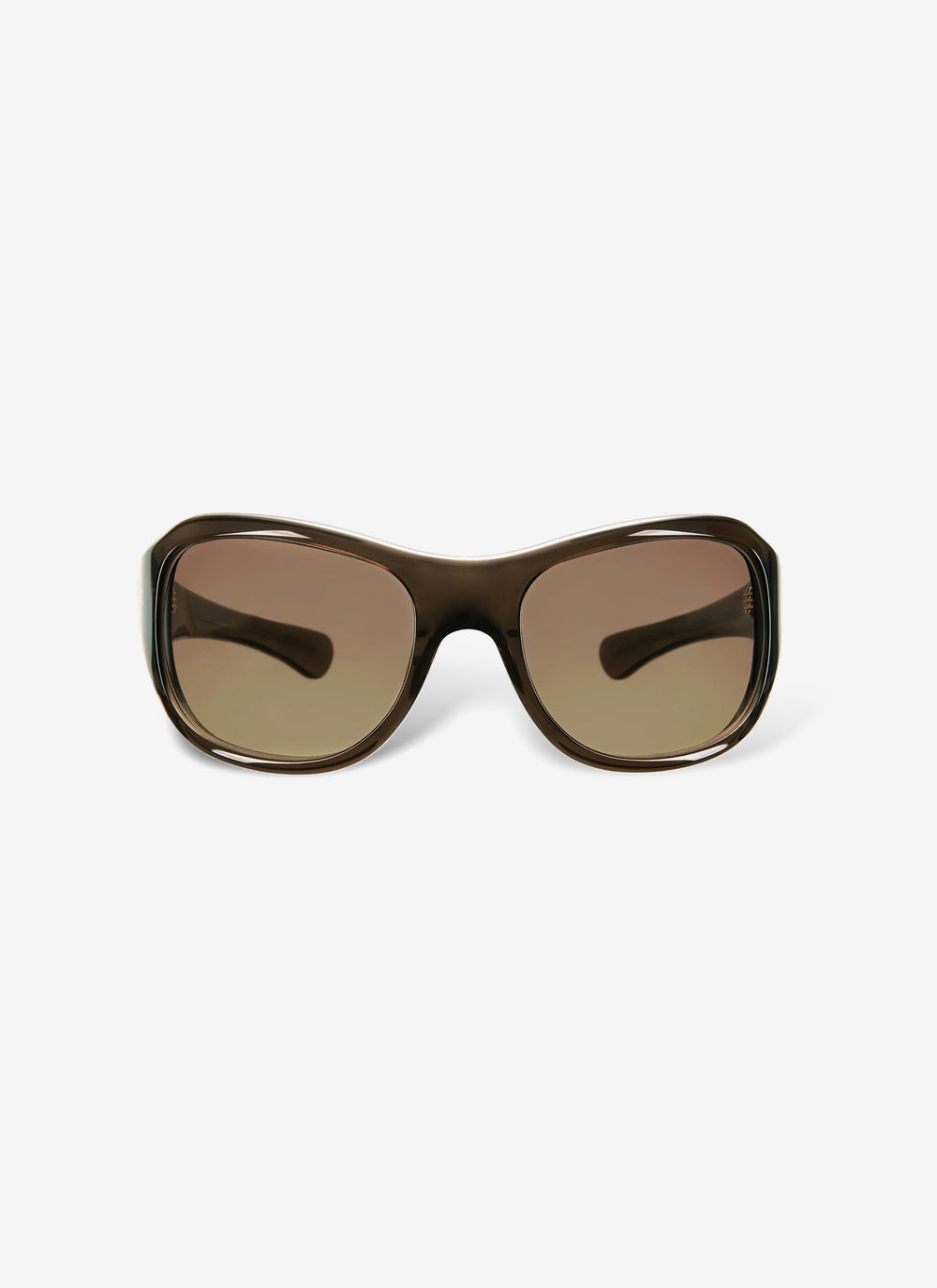 The Atlas - Crystal Brown with Brown Gradient Lens