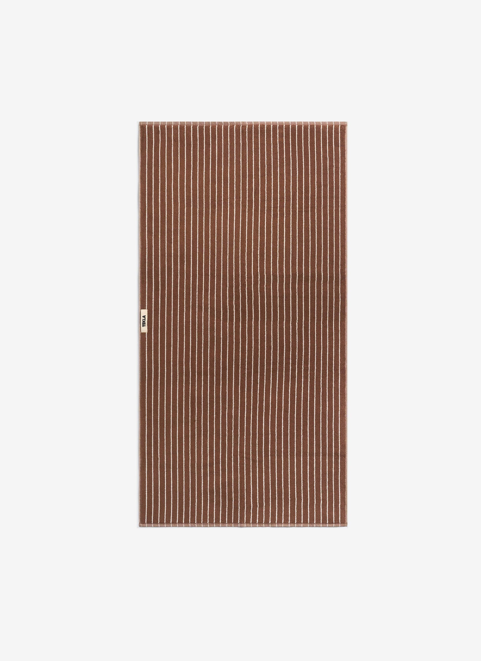 Organic Cotton Towels - Rust Stripes