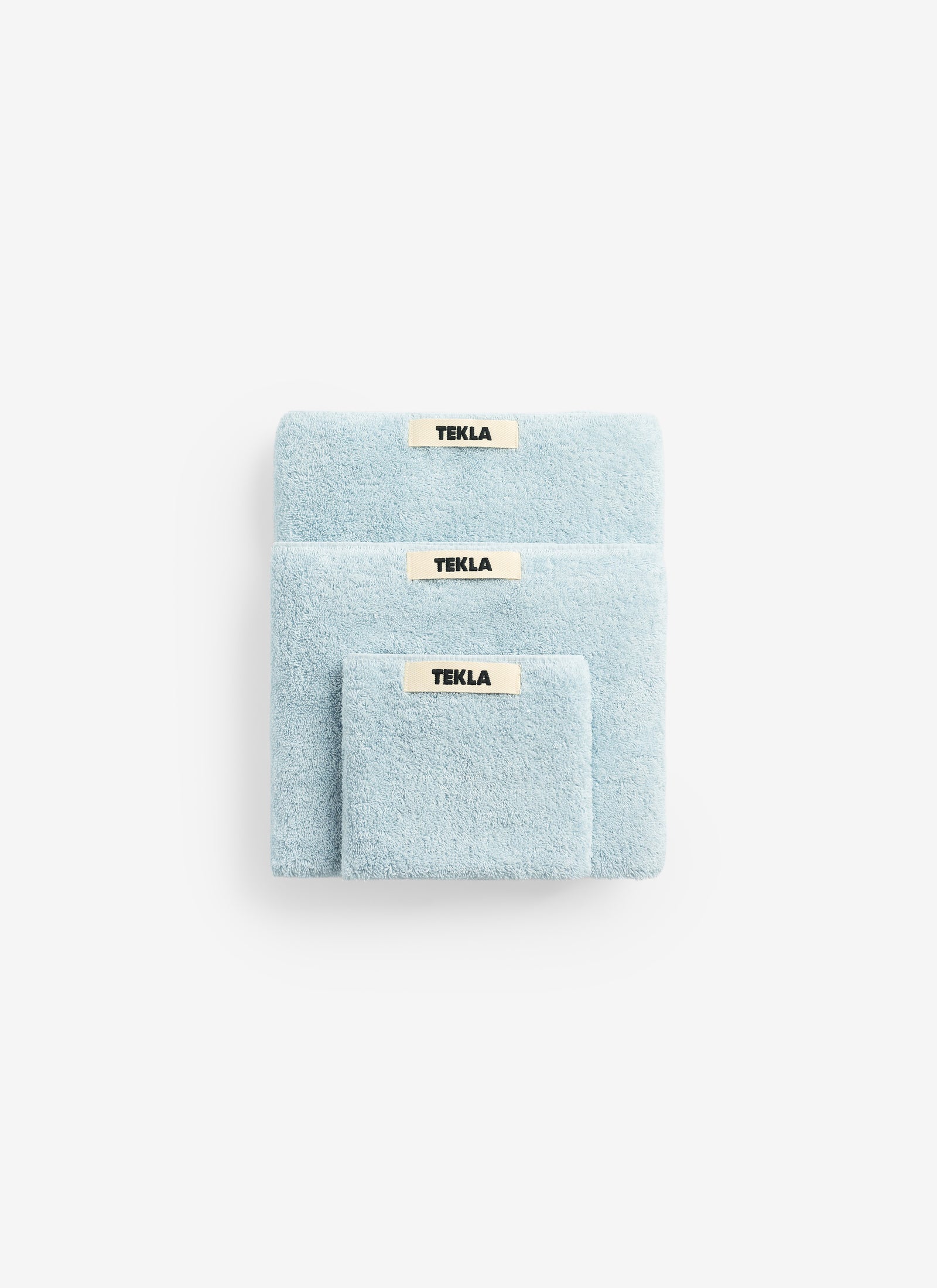Organic Cotton Towels - Sky Blue