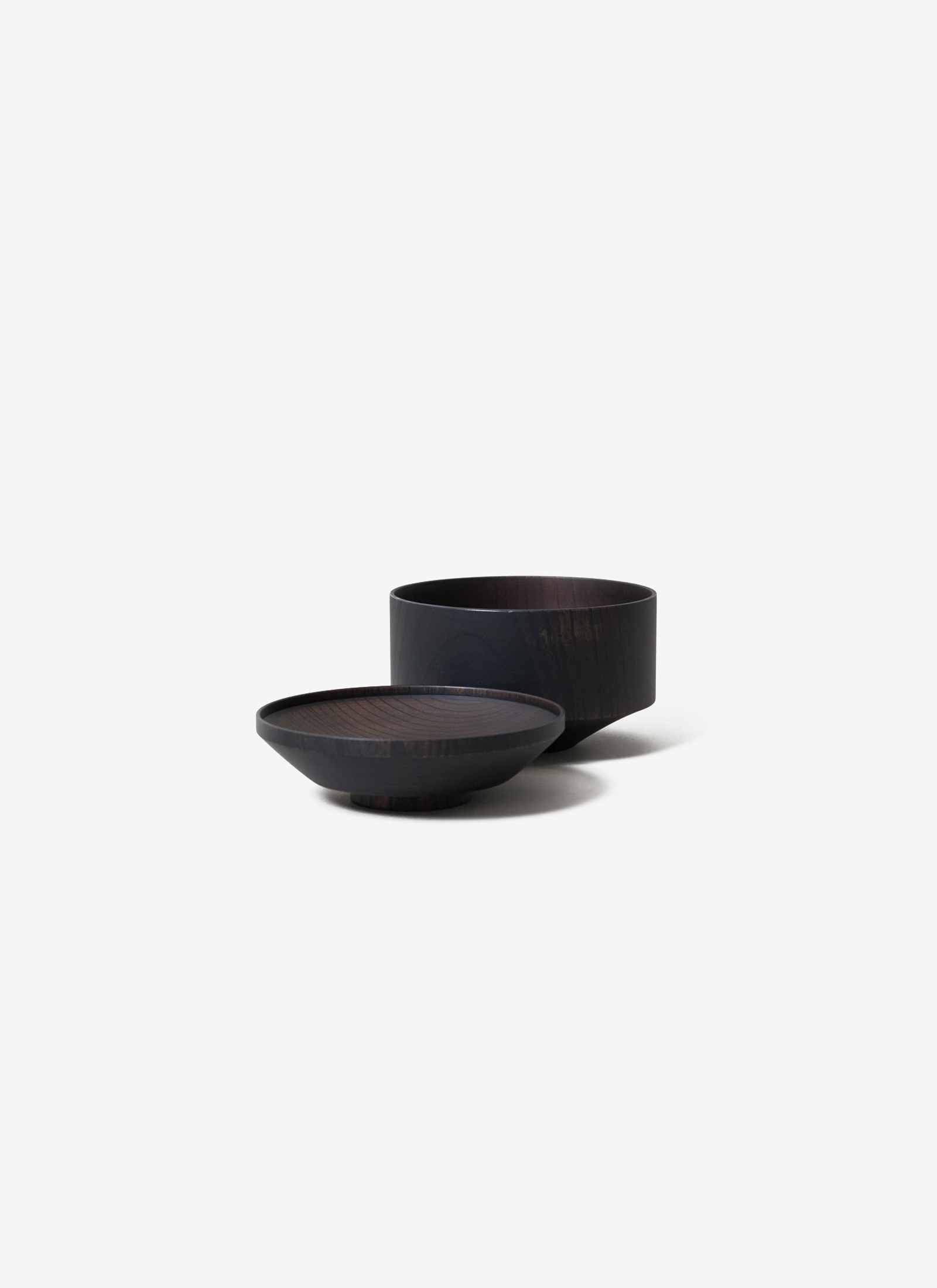 Tsumugi Wooden Bowl with Lid - Mentsuu