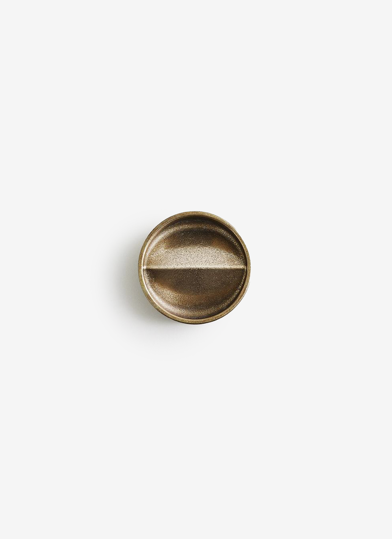 Round Vide Poche in Bronze