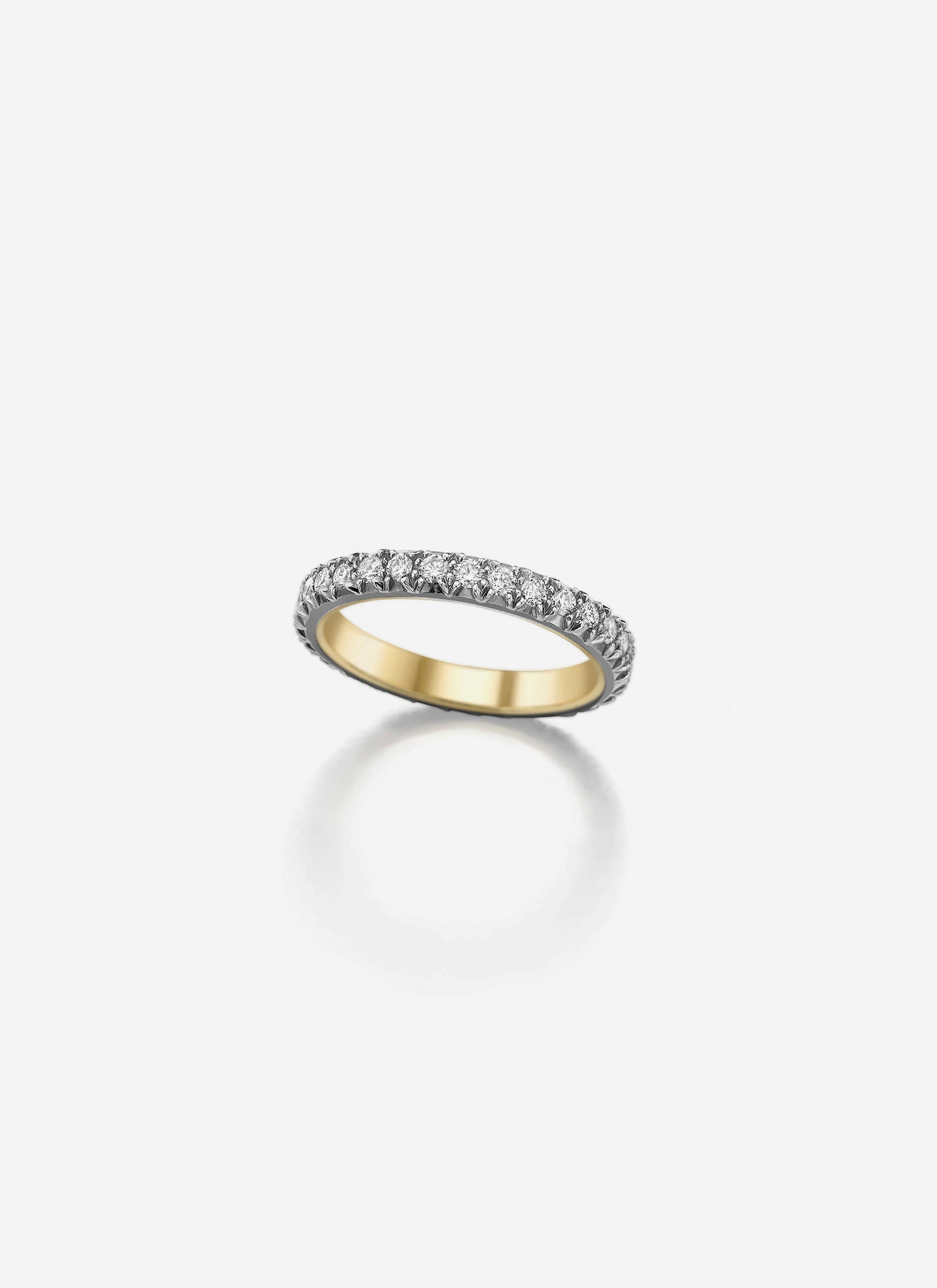 Eternity Band - Small Diamond Cut-Down BWG