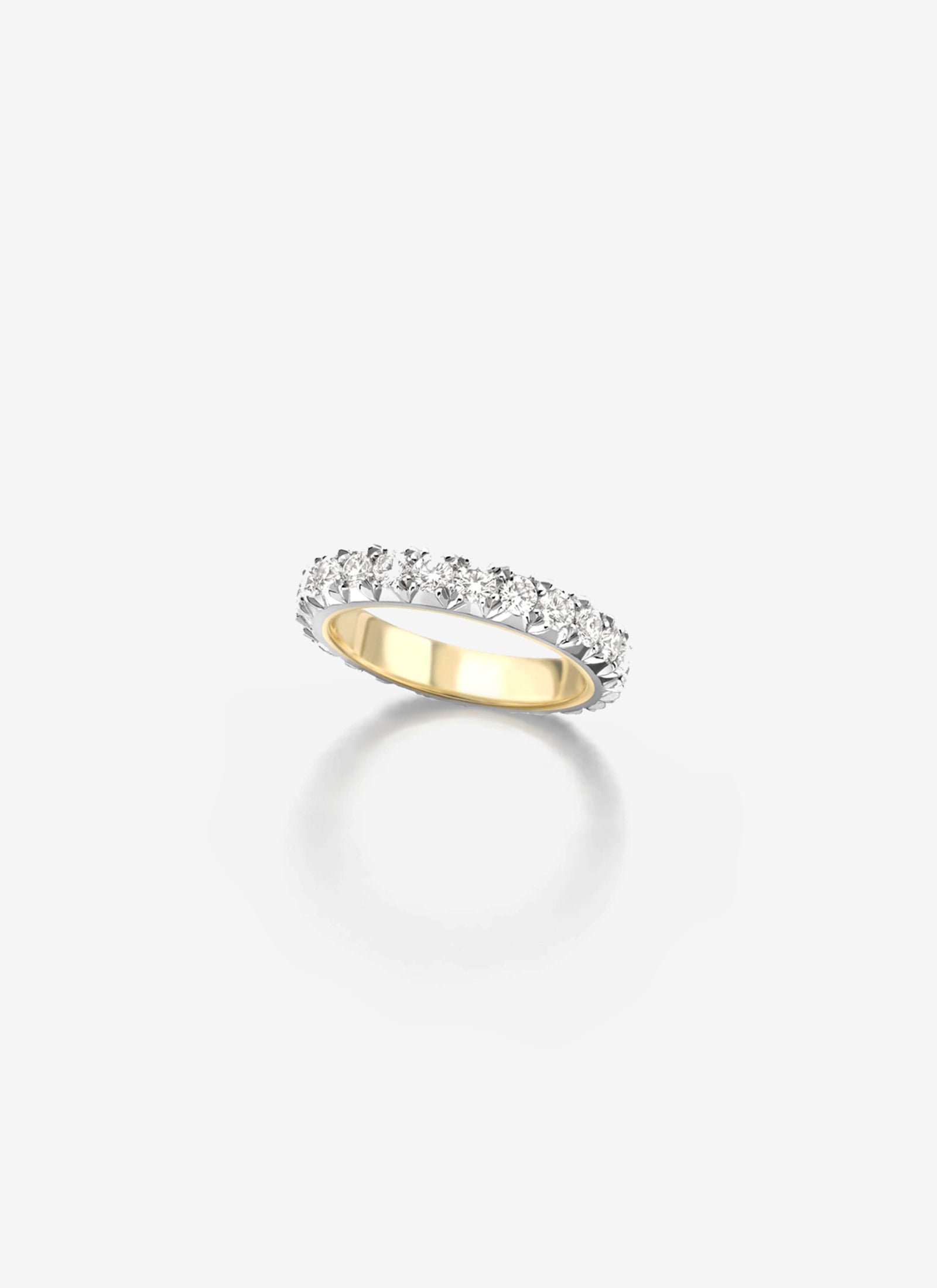 Eternity Band - Small Diamond Cut-Down WG