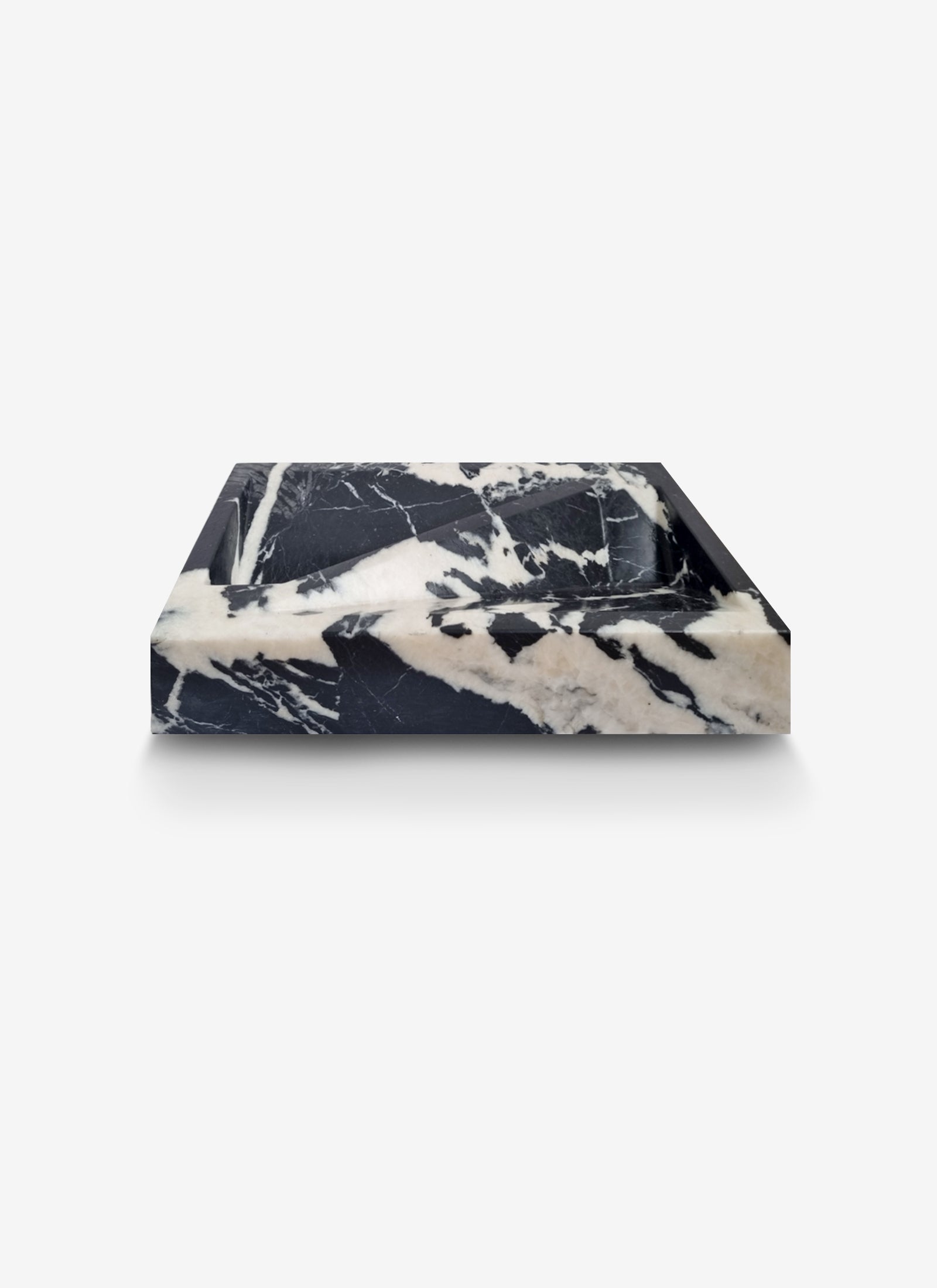 Block Tray in Noir Grande (Black and White)