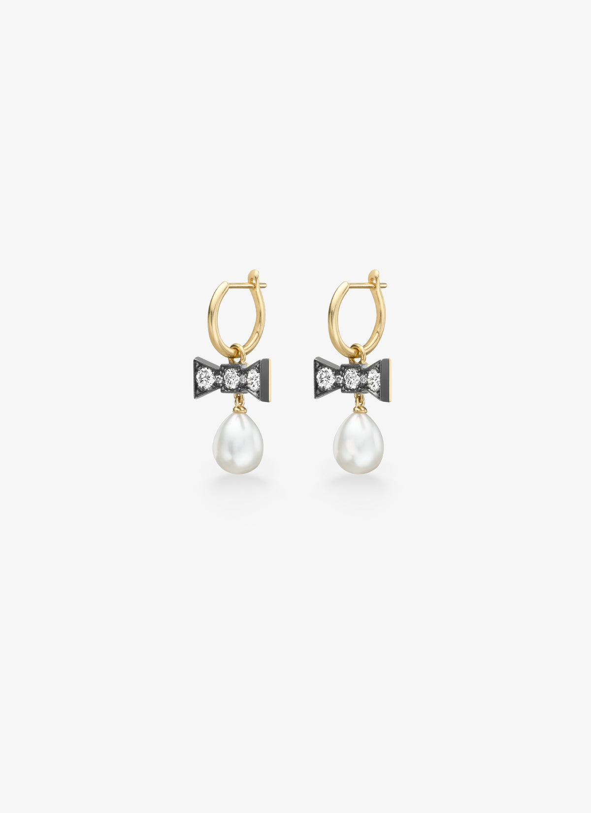 Gypsets - Bow Round Diamond and Pearl