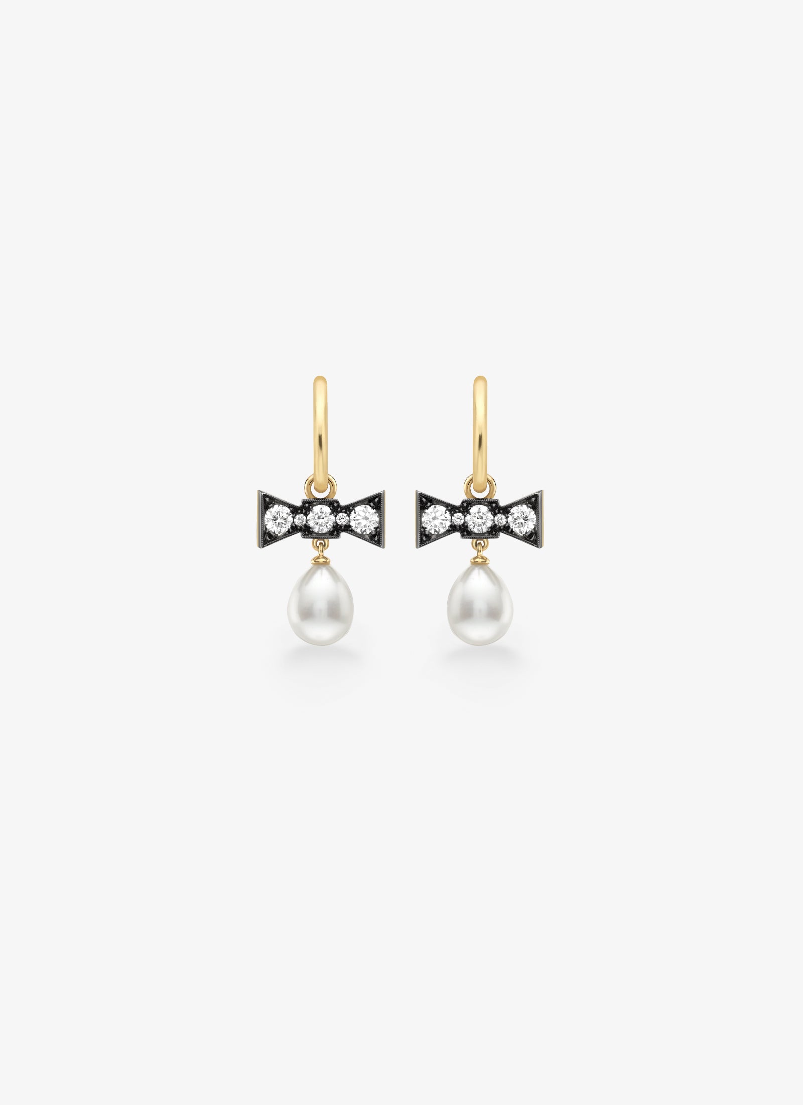Gypsets - Bow Round Diamond and Pearl