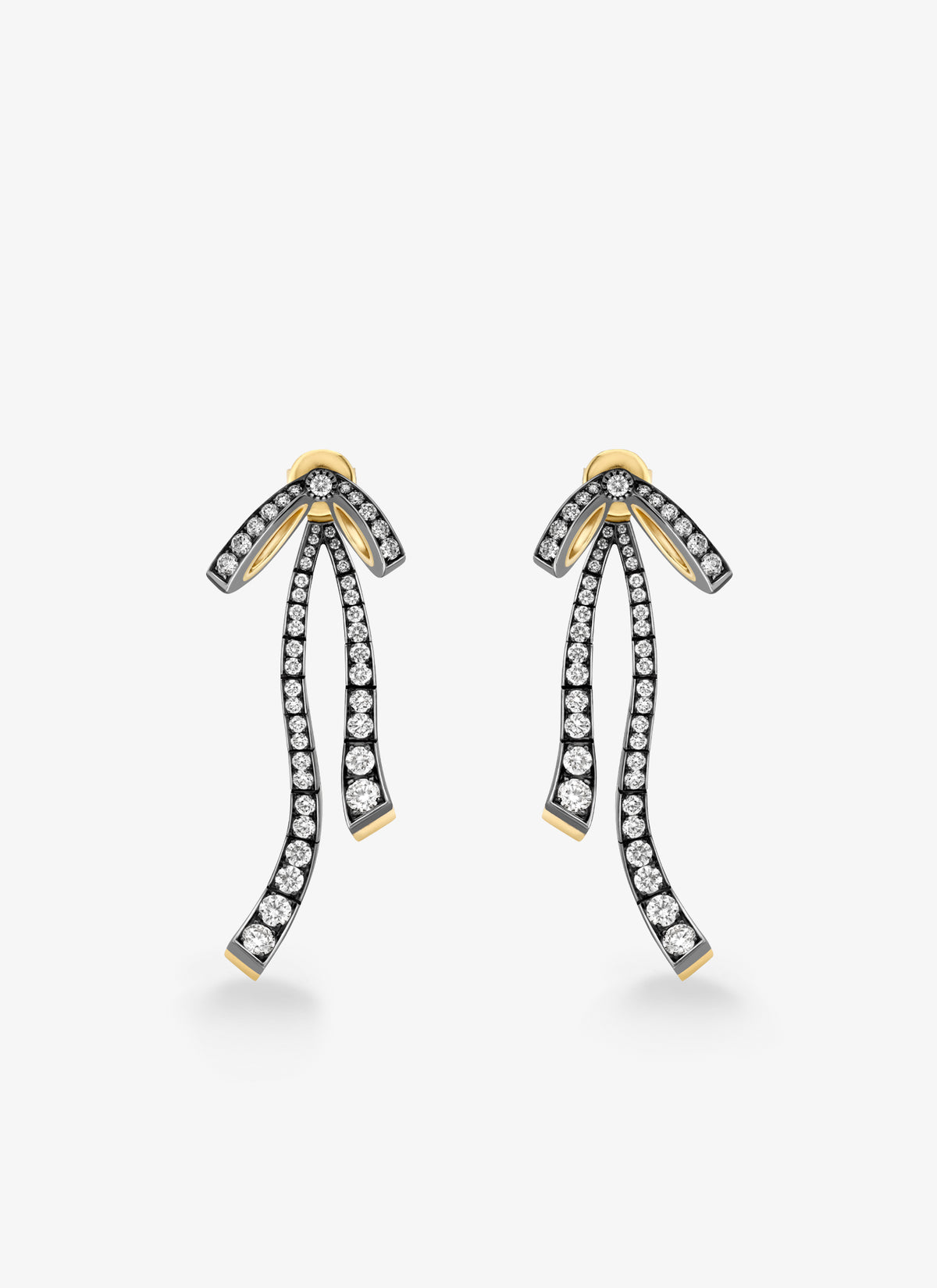 Earrings - Diamond Bow & Ribbon