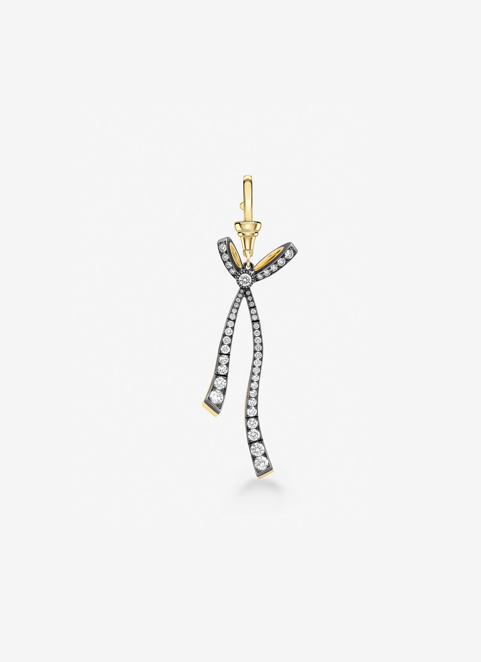 Pendant - Bow Diamond Ball n' Chain