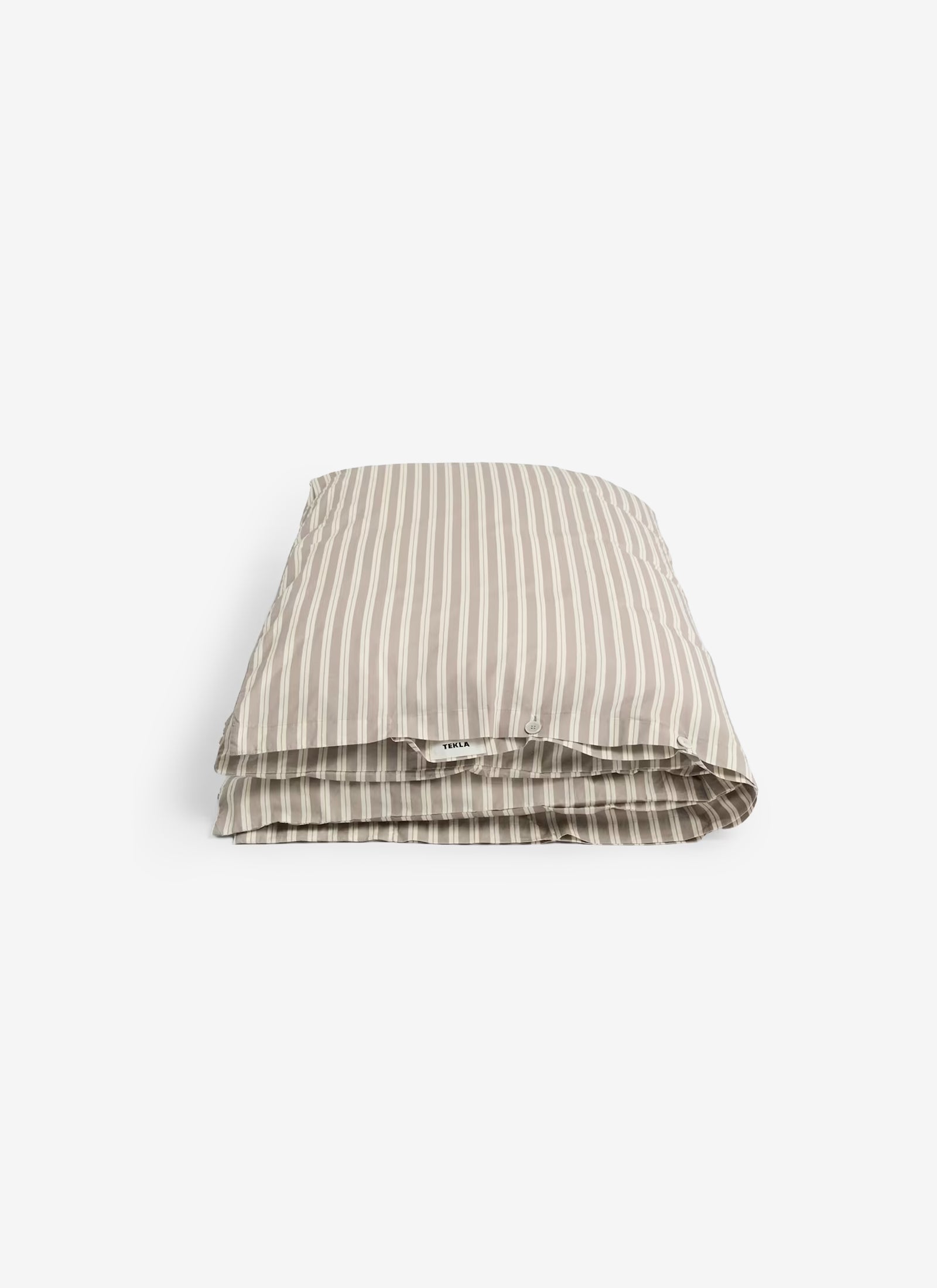 Duvet Cover in Clay Stripes