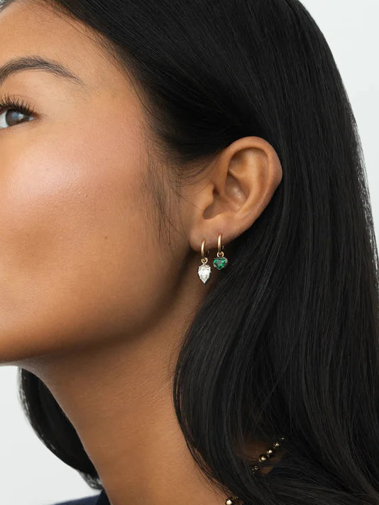 Single - Gypset Emerald Heart 0.50ct BWG