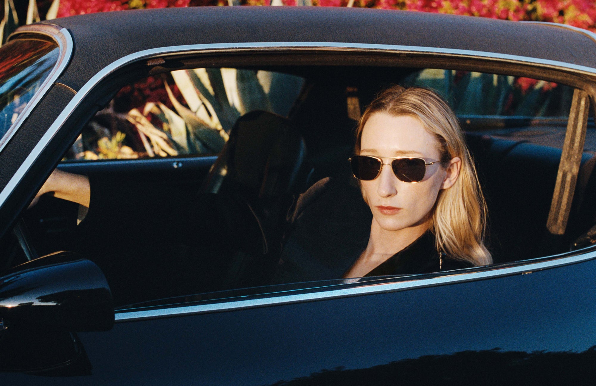 The Malone - Gold with Black Lens