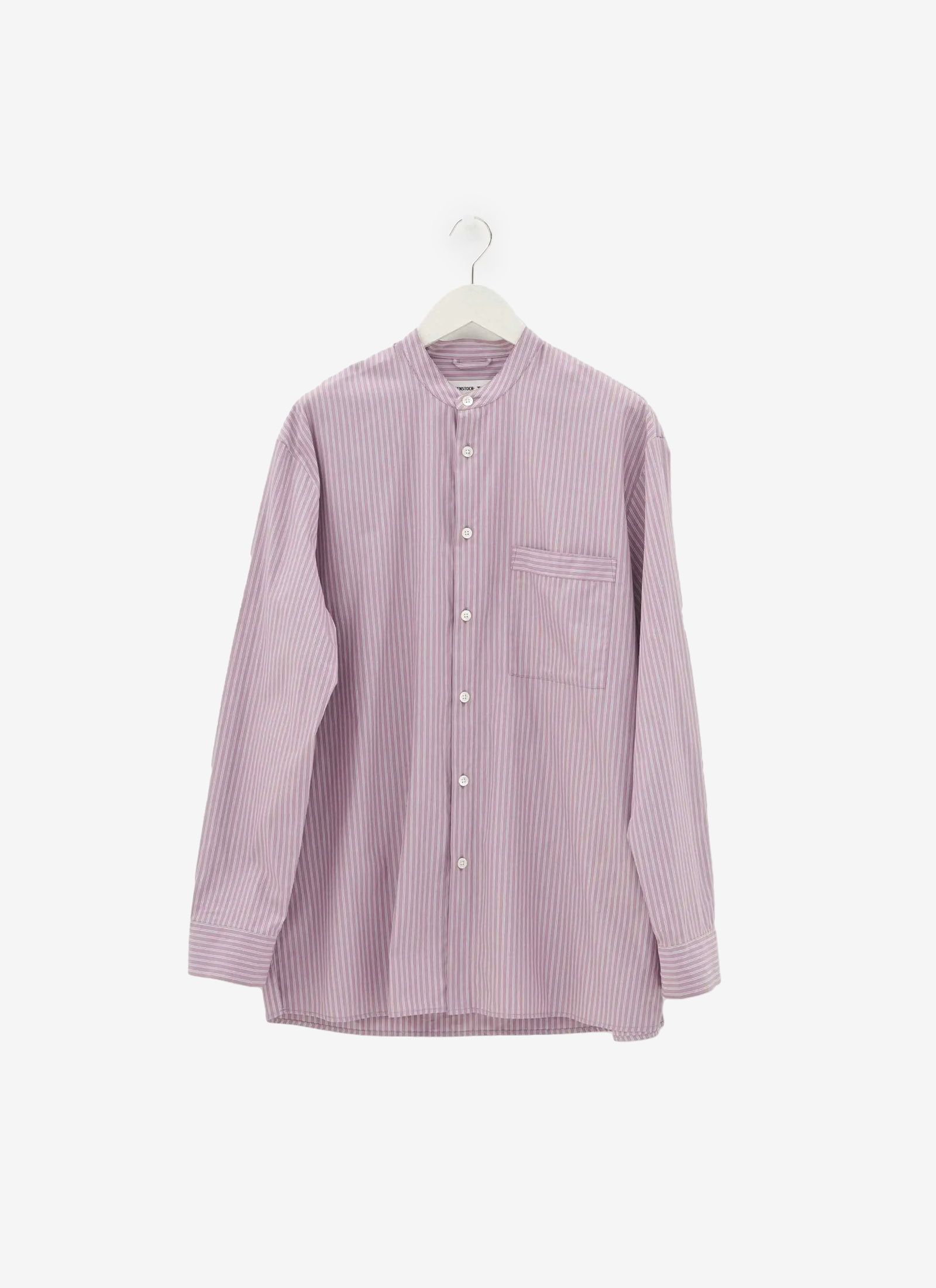 Tekla x Birkenstock Cotton Shirt - Mauve Stripes