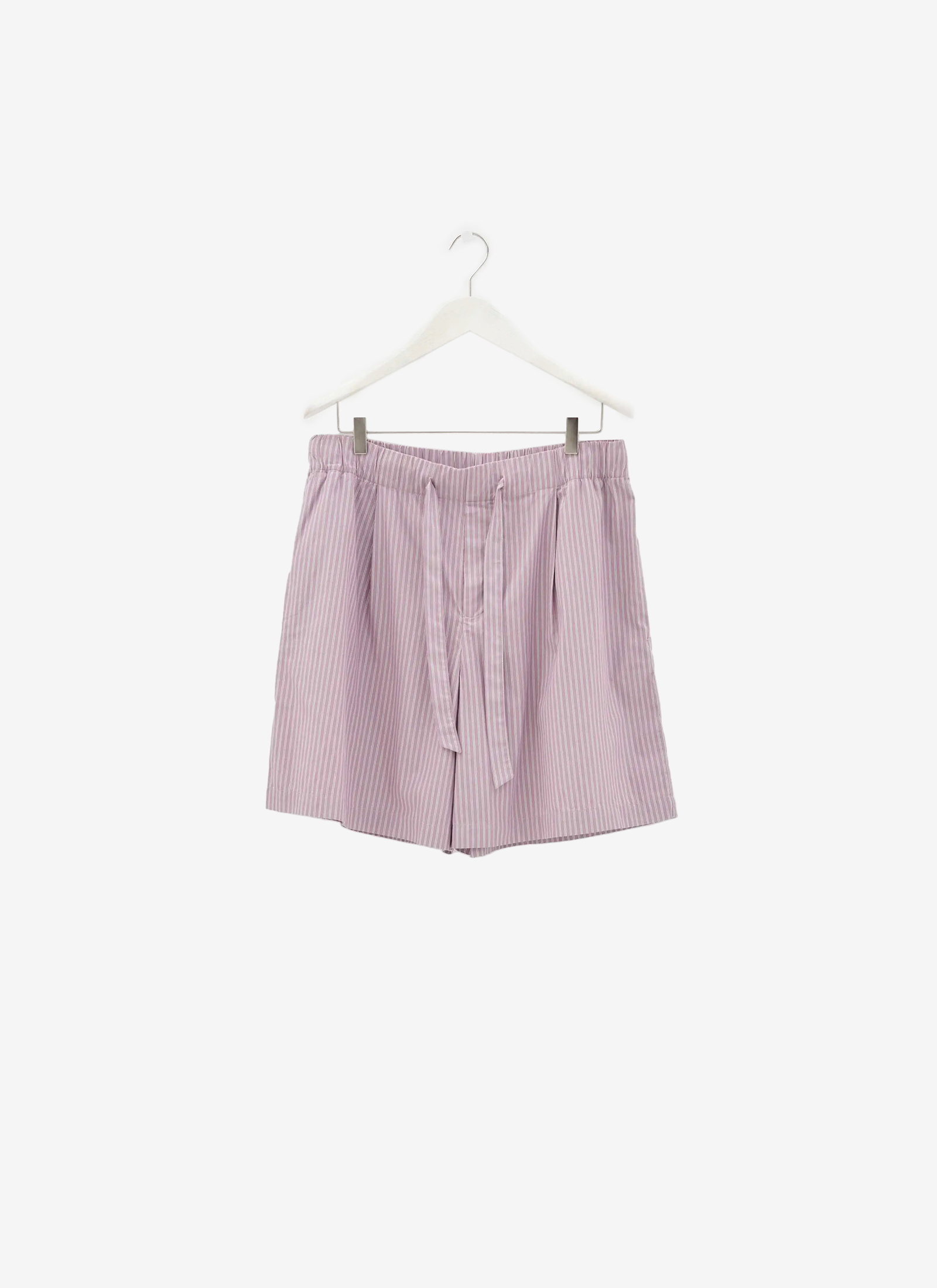 Tekla x Birkenstock Cotton Shorts - Mauve Stripes