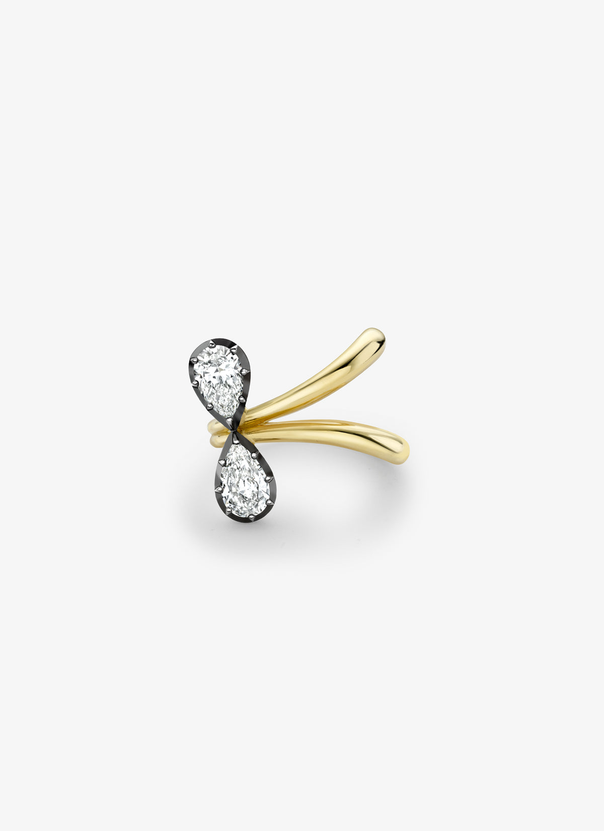 Ring - 1.53ct Pear-Shaped Diamond Bow