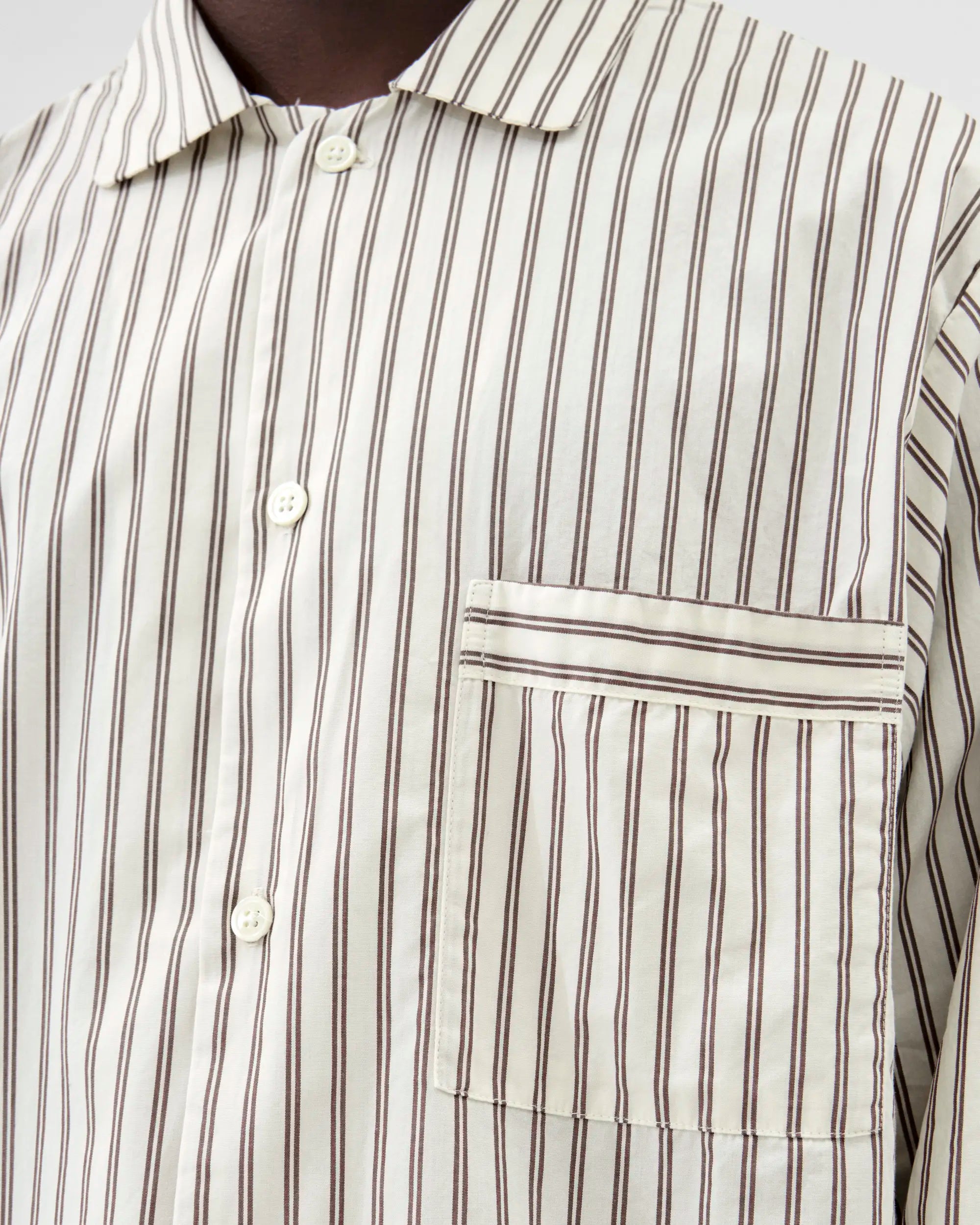 Poplin Sleep Shirt - Hopper Stripes