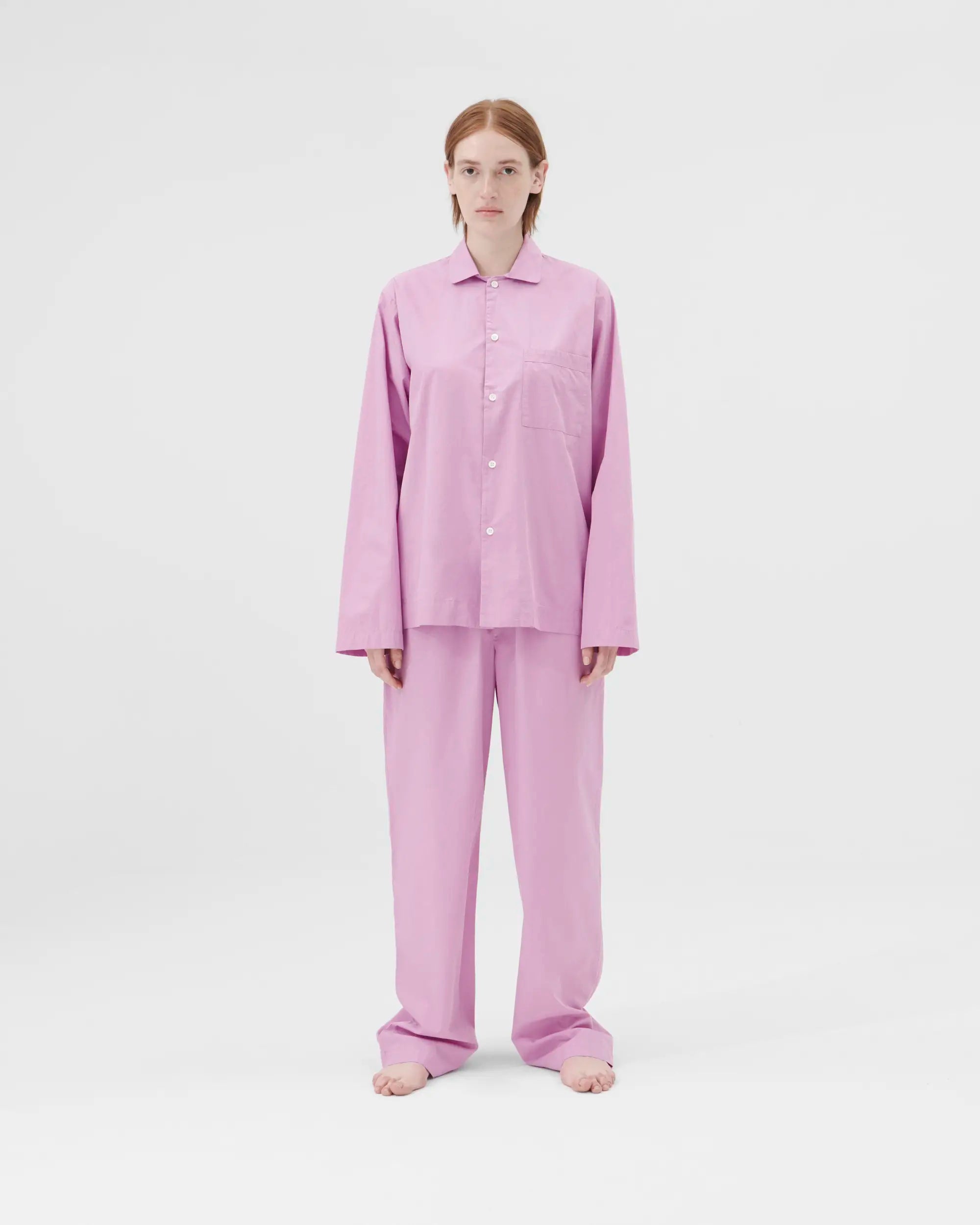 Purple Pink Pyjama Set - Shirt & Shorts