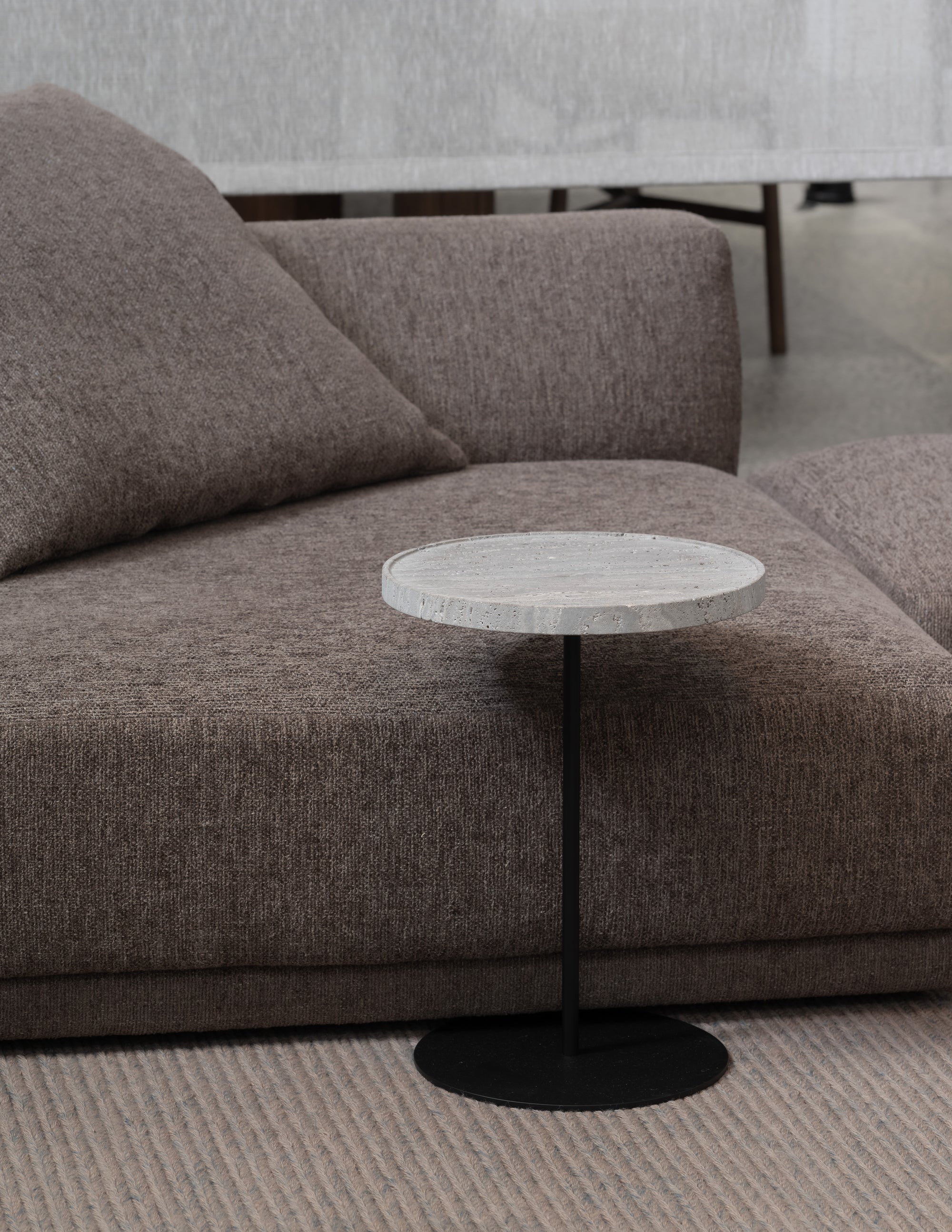 Pegasus Travertine Side Table