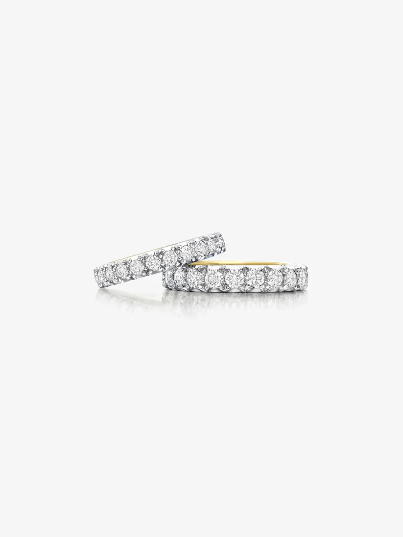 Eternity Band - Small Diamond Cut-Down WG