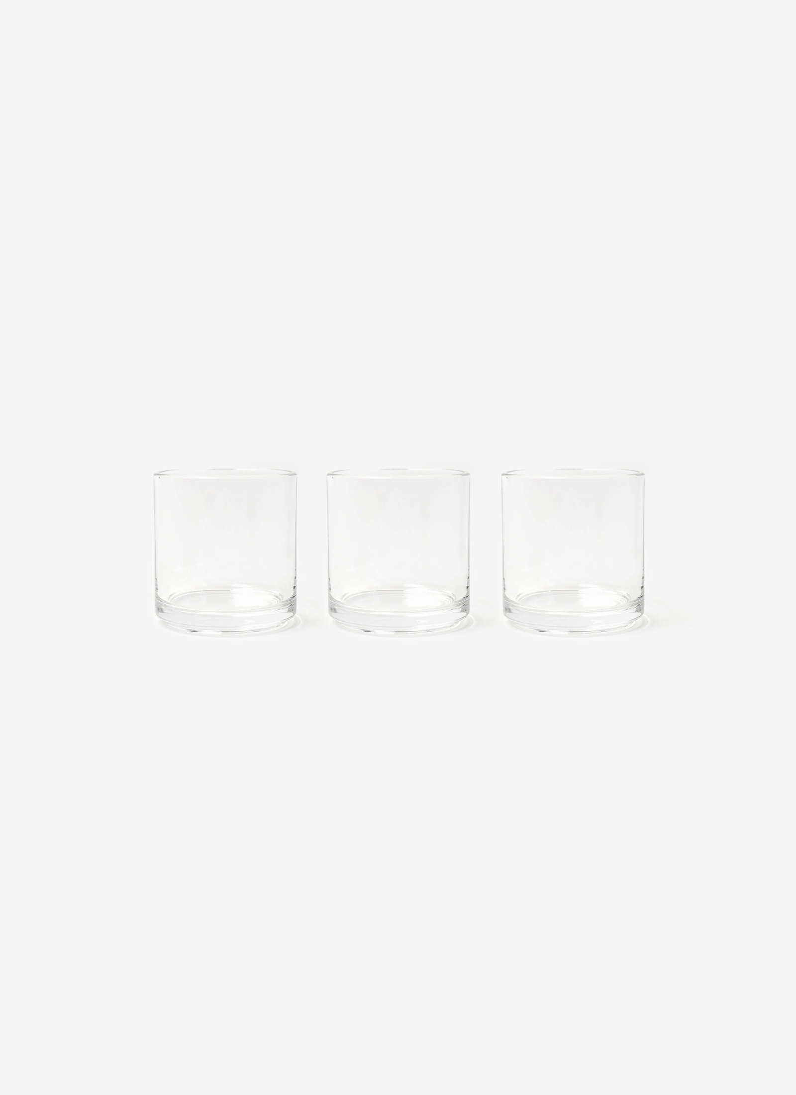 Clear Tumbler - set of 3