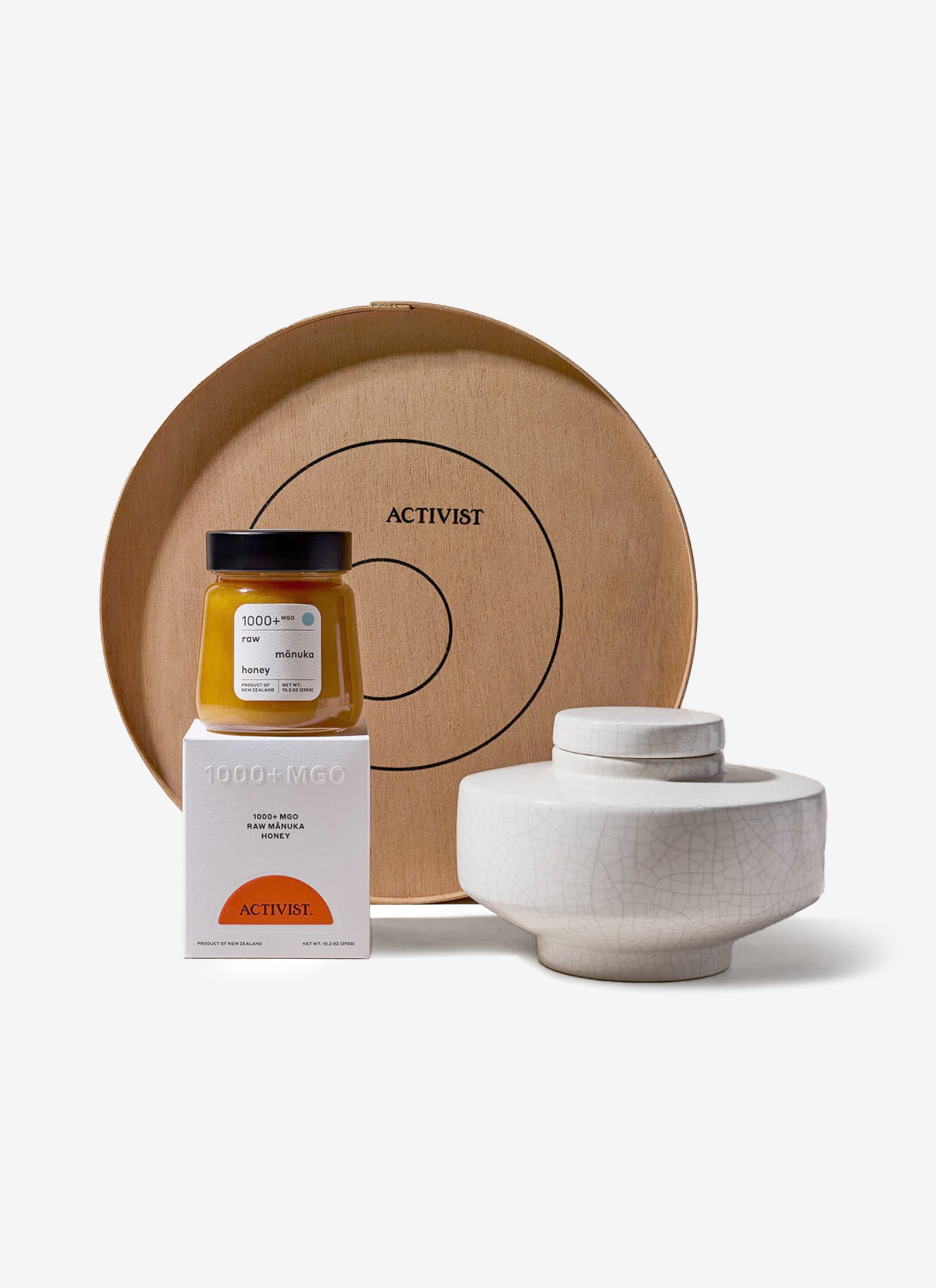 Ceramic Vessel with Raw Manuka Honey 1000+ MGO