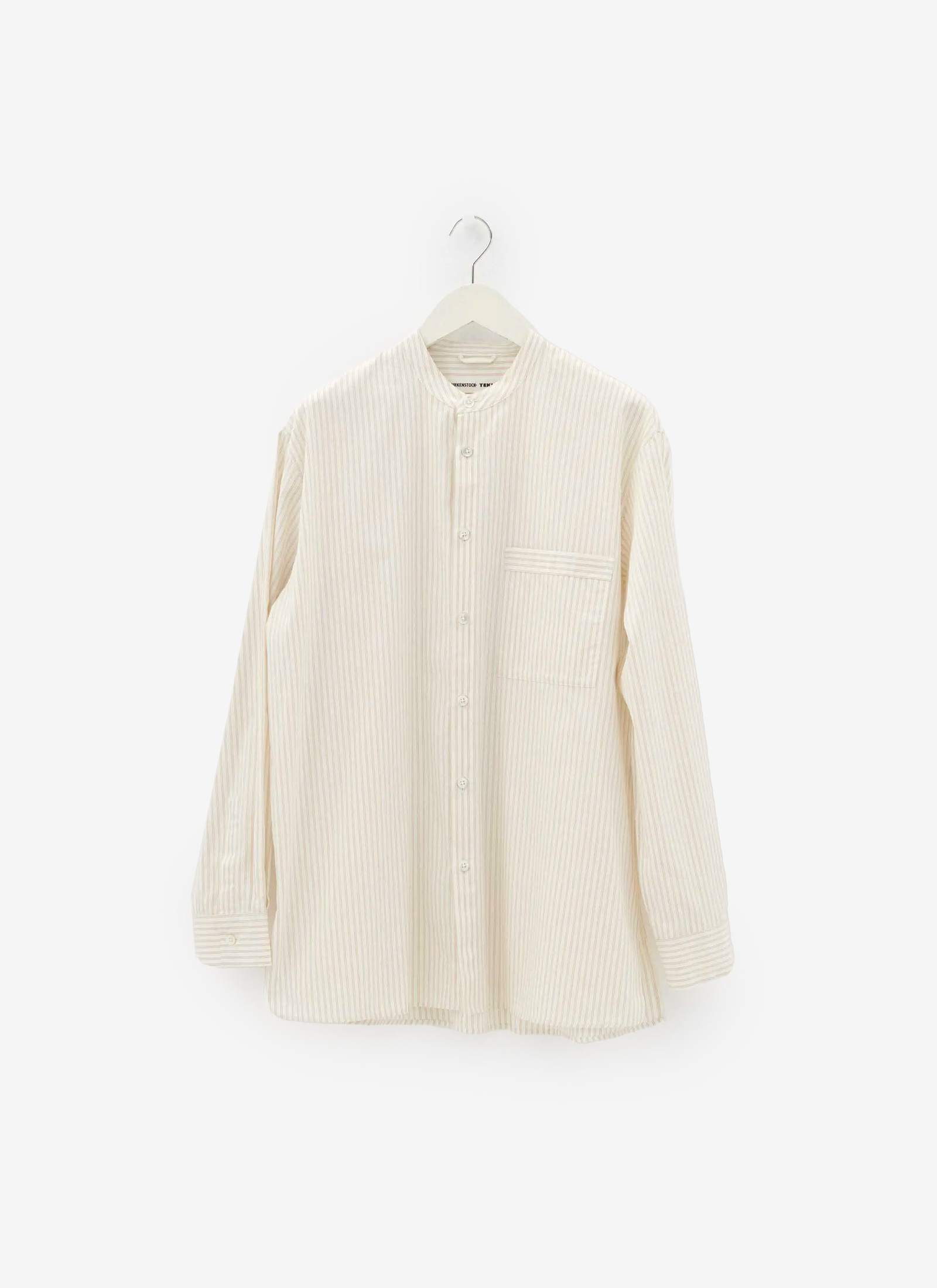 Tekla x Birkenstock Cotton Shirt - Wheat Stripes