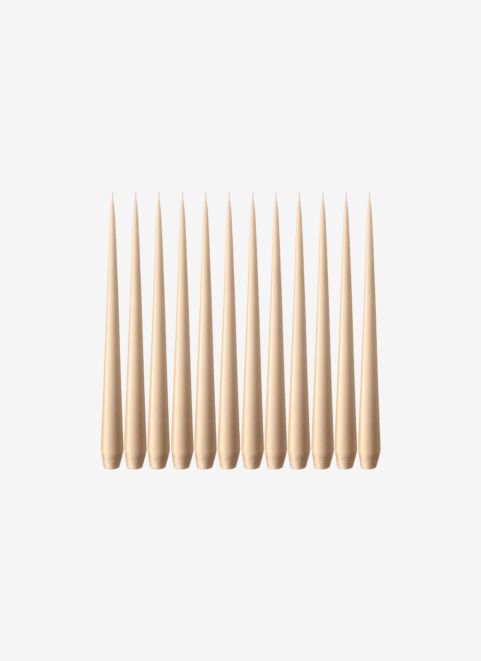 Case of 12 Tapered Candles in Nude #11 - 32cm