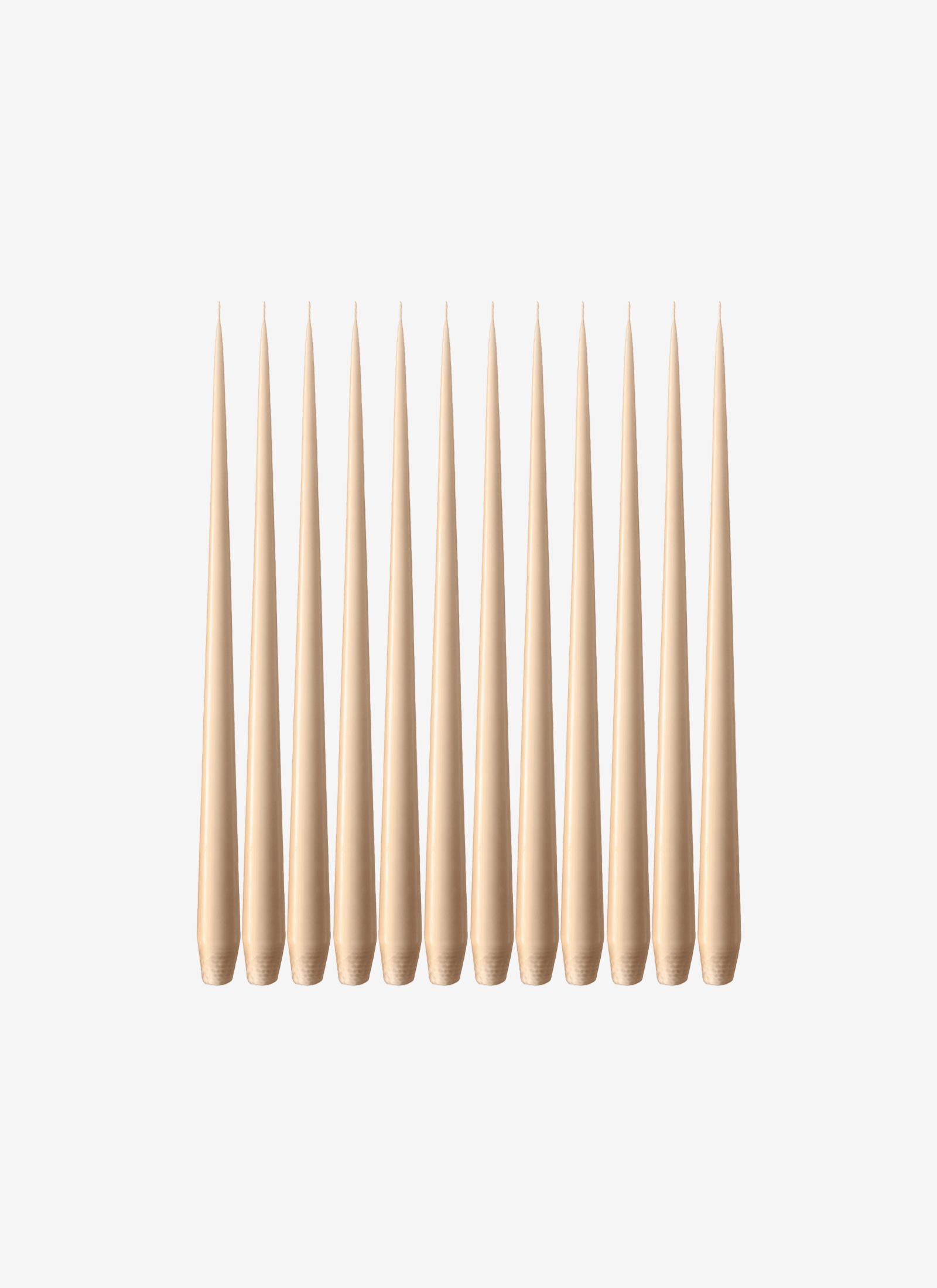 Case of 12 Tapered Candles in Nude #11 - 42cm