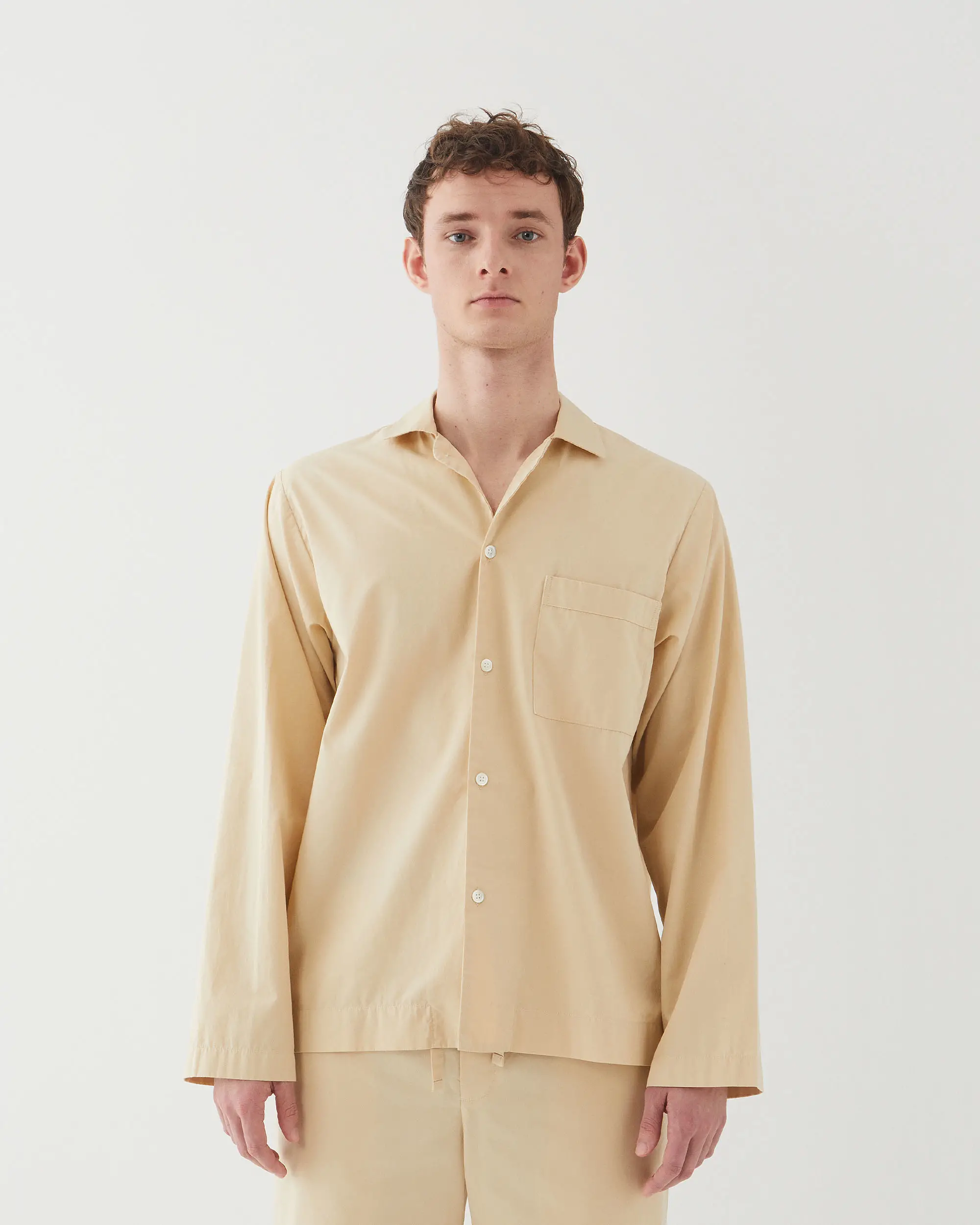 Poplin Sleep Shirt - Khaki