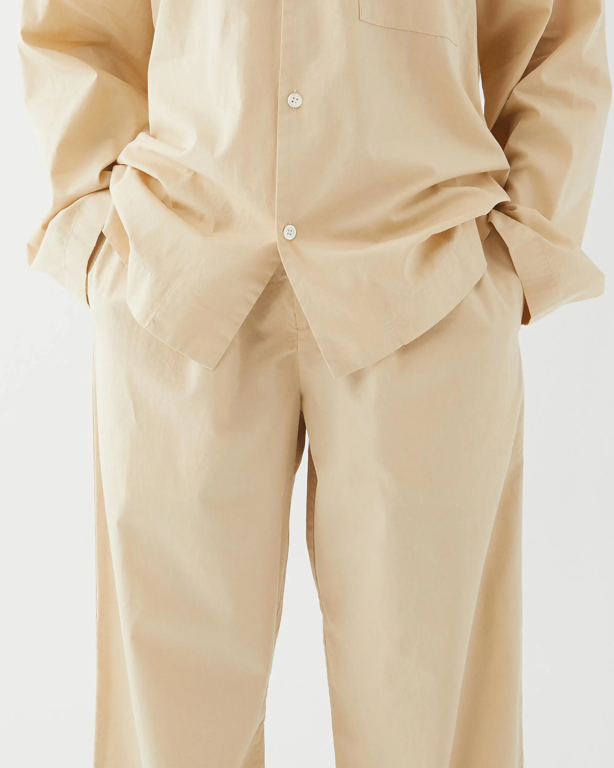Poplin Sleep Pants - Khaki