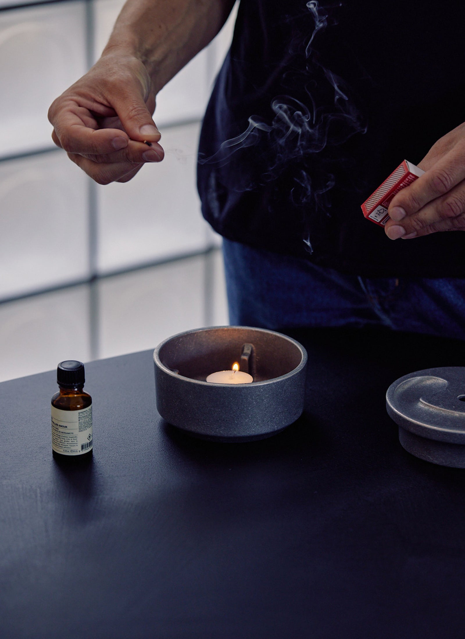 Oil Burner - Aluminium | Simon James