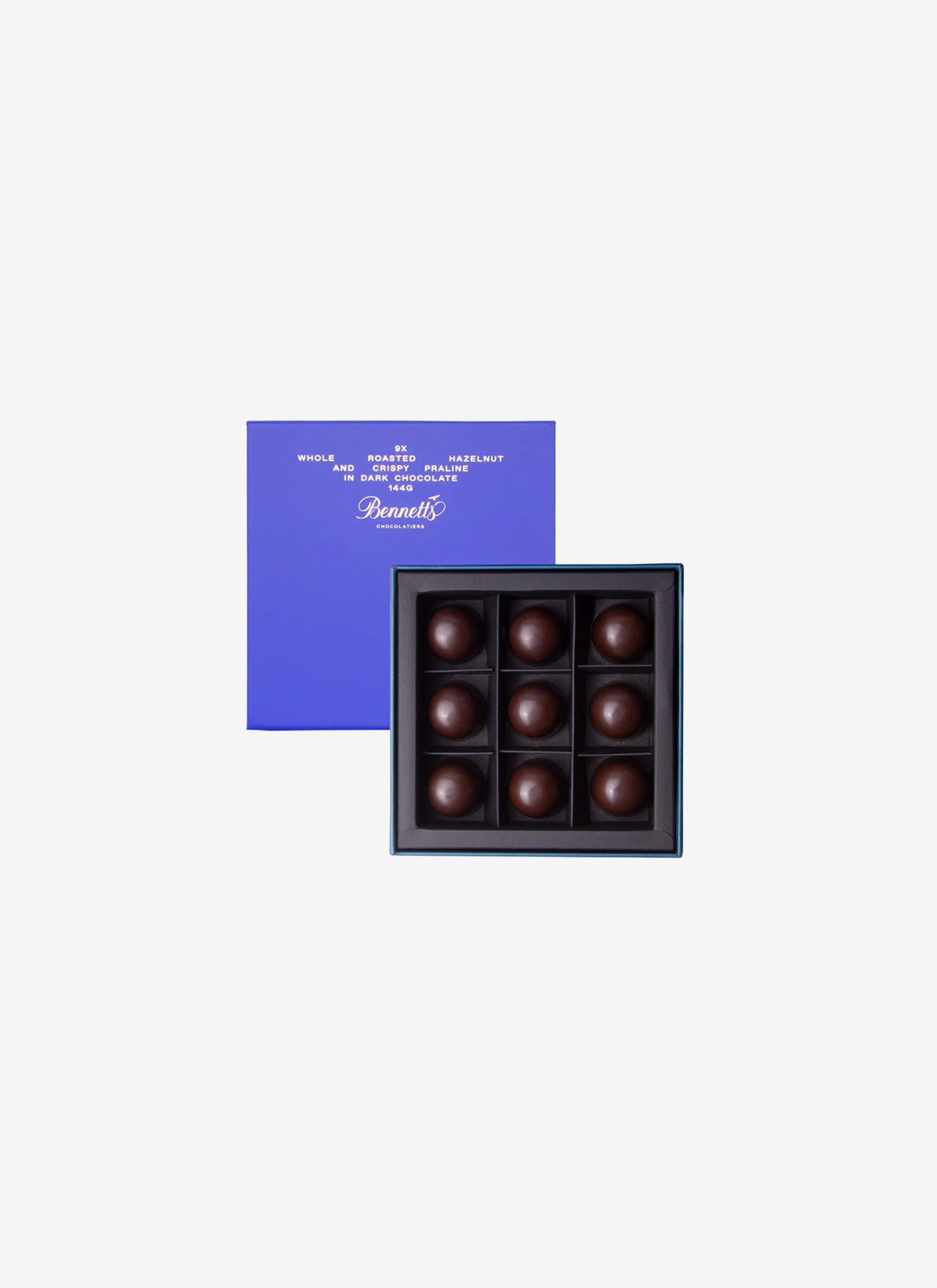 Dark Chocolate with Whole Roasted Hazelnut Praline