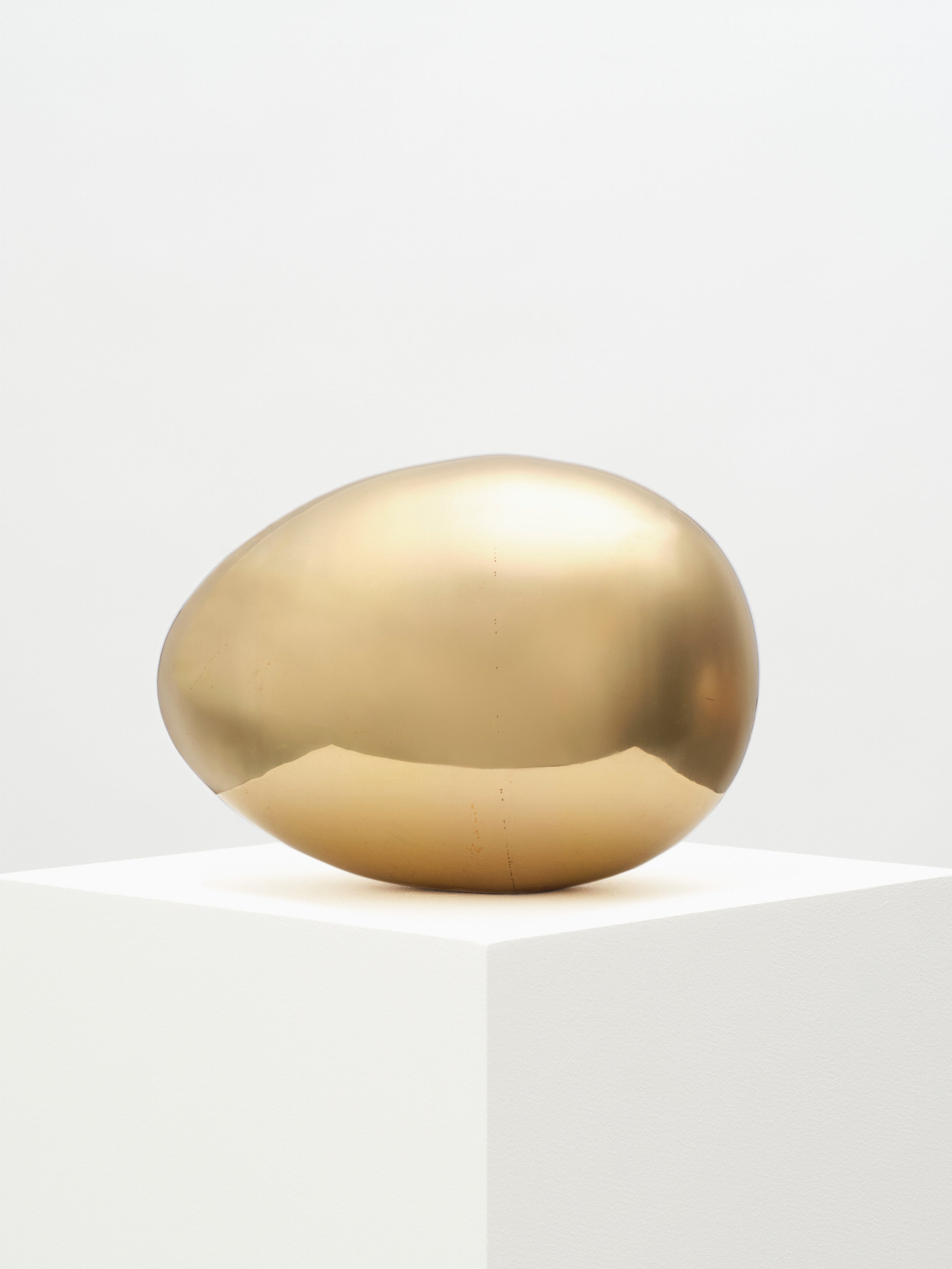 Egg Sculpture - Brass