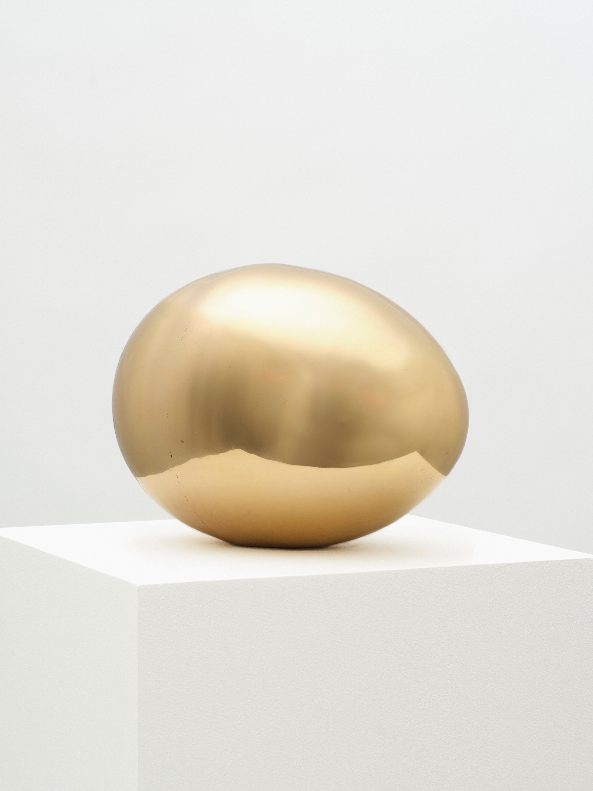 Egg Sculpture - Brass