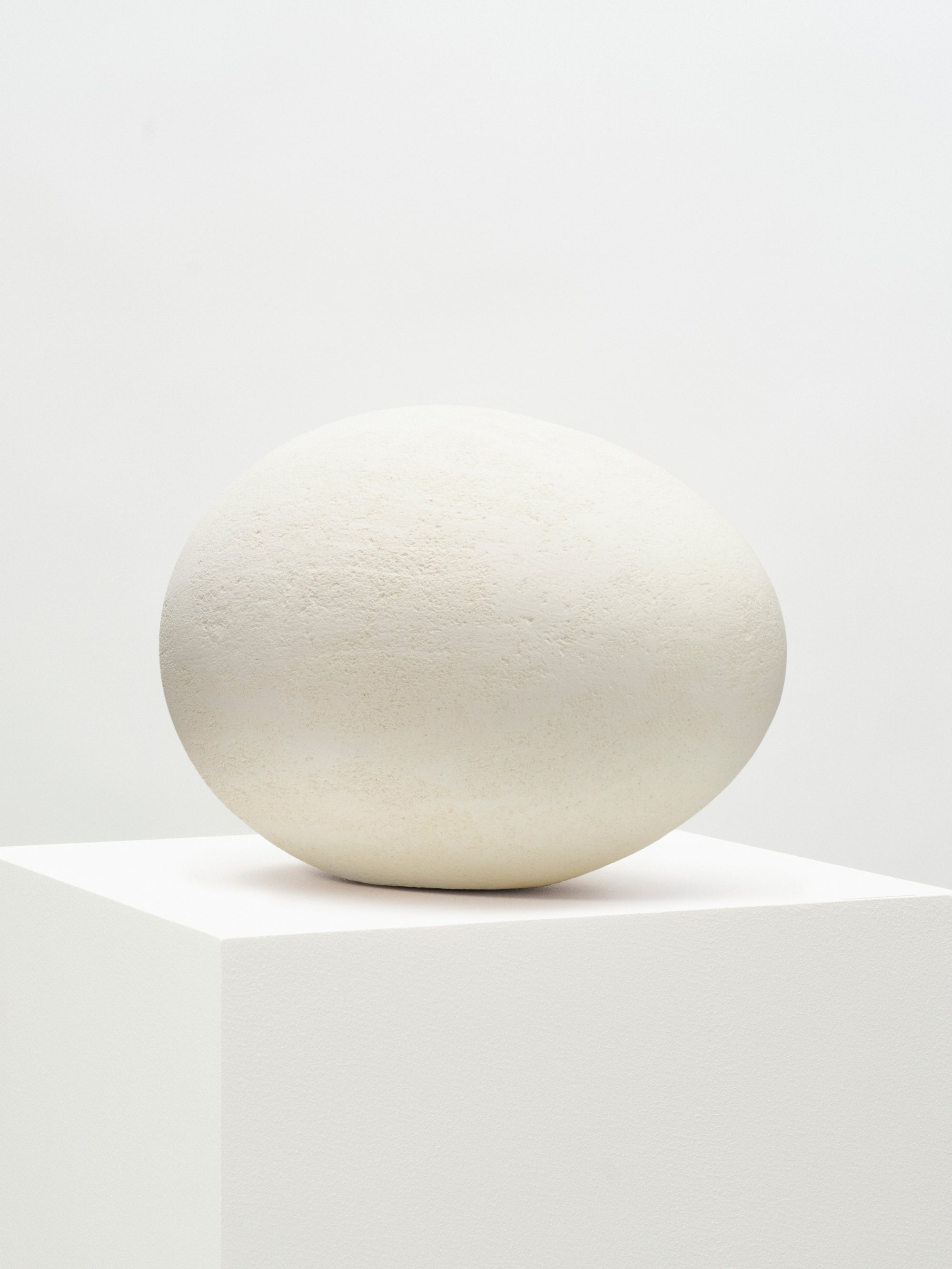 Egg Sculpture - Limestone