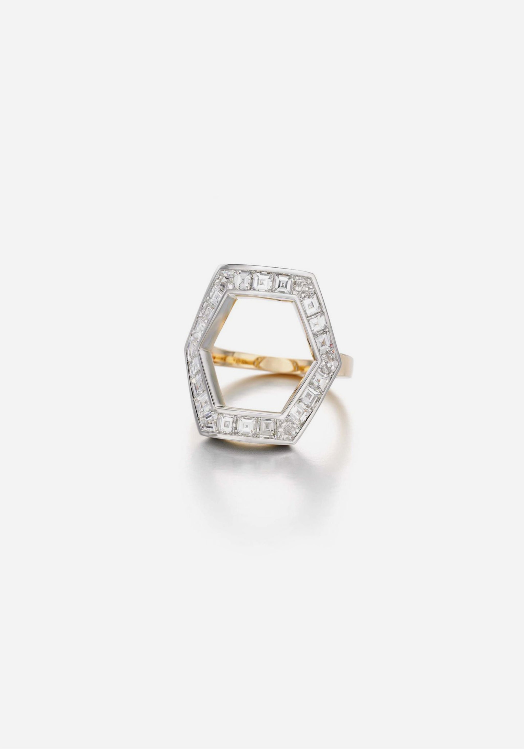 Hex Diamond Ring