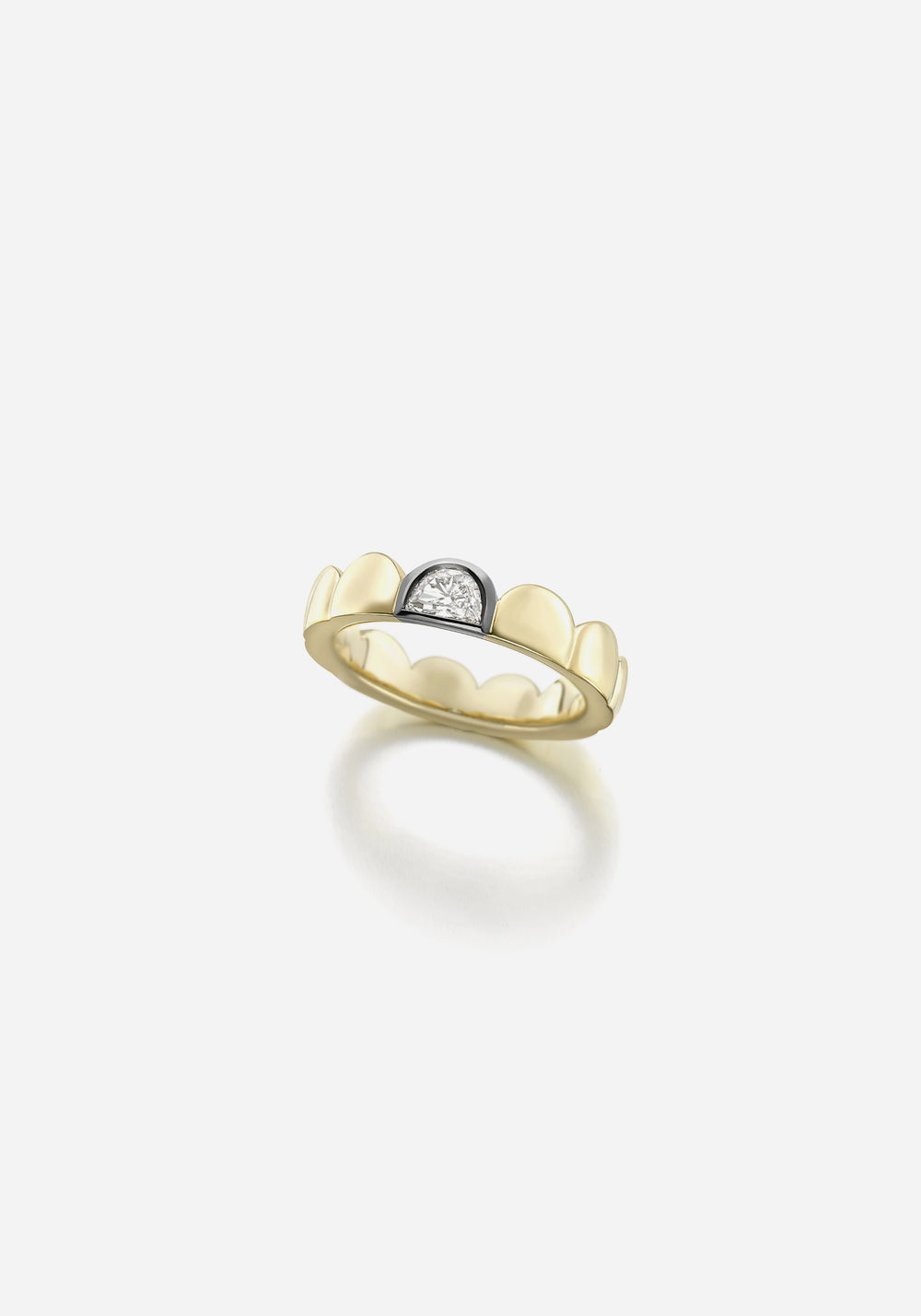 Eternity Band - Moonshine with Single Diamond