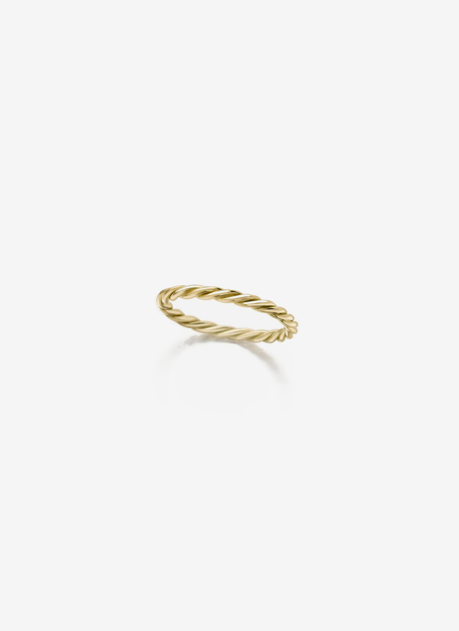 Gold Band - Rope Ring YG