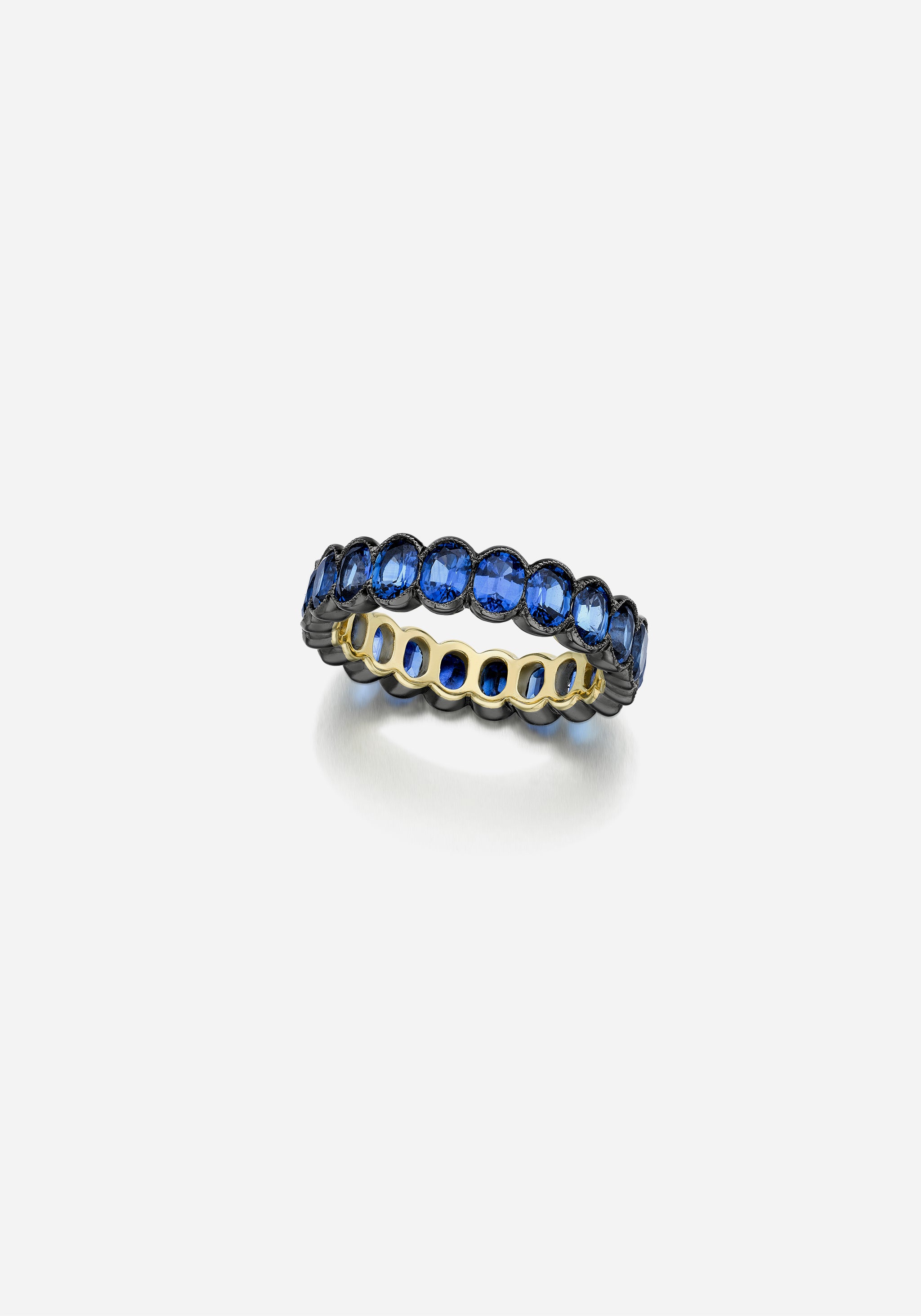 Sapphire Eternity Band - Sapphire Oval 4.20ct