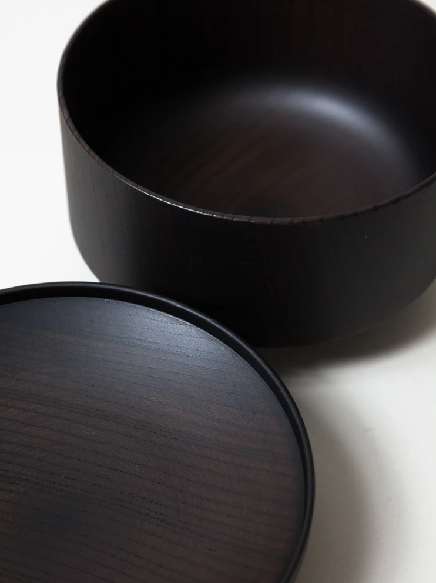 Tsumugi Wooden Bowl with Lid - Mentsuu