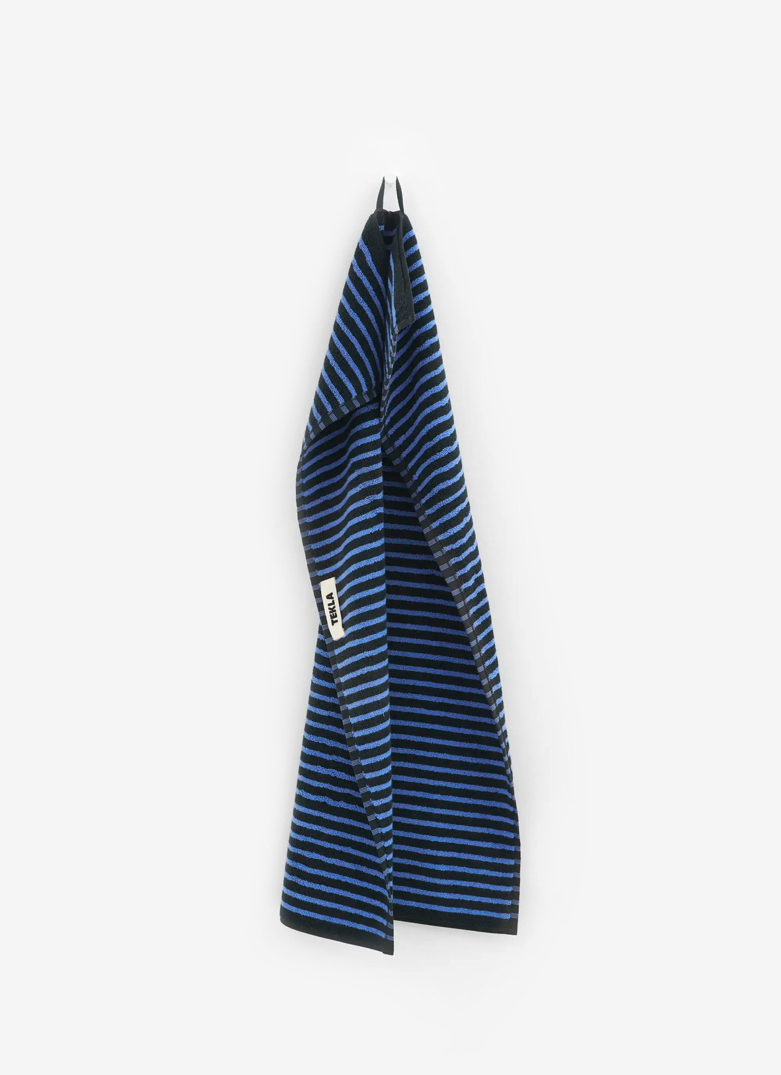 Organic Cotton Towels - Black and Blue