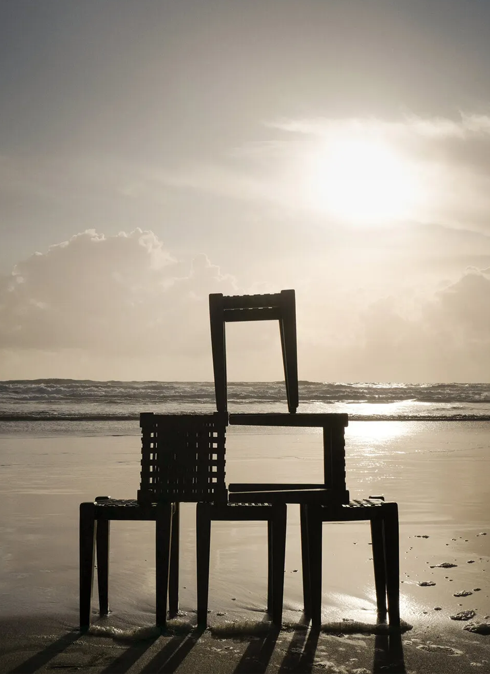 Walnut Stool by Michael Bargo