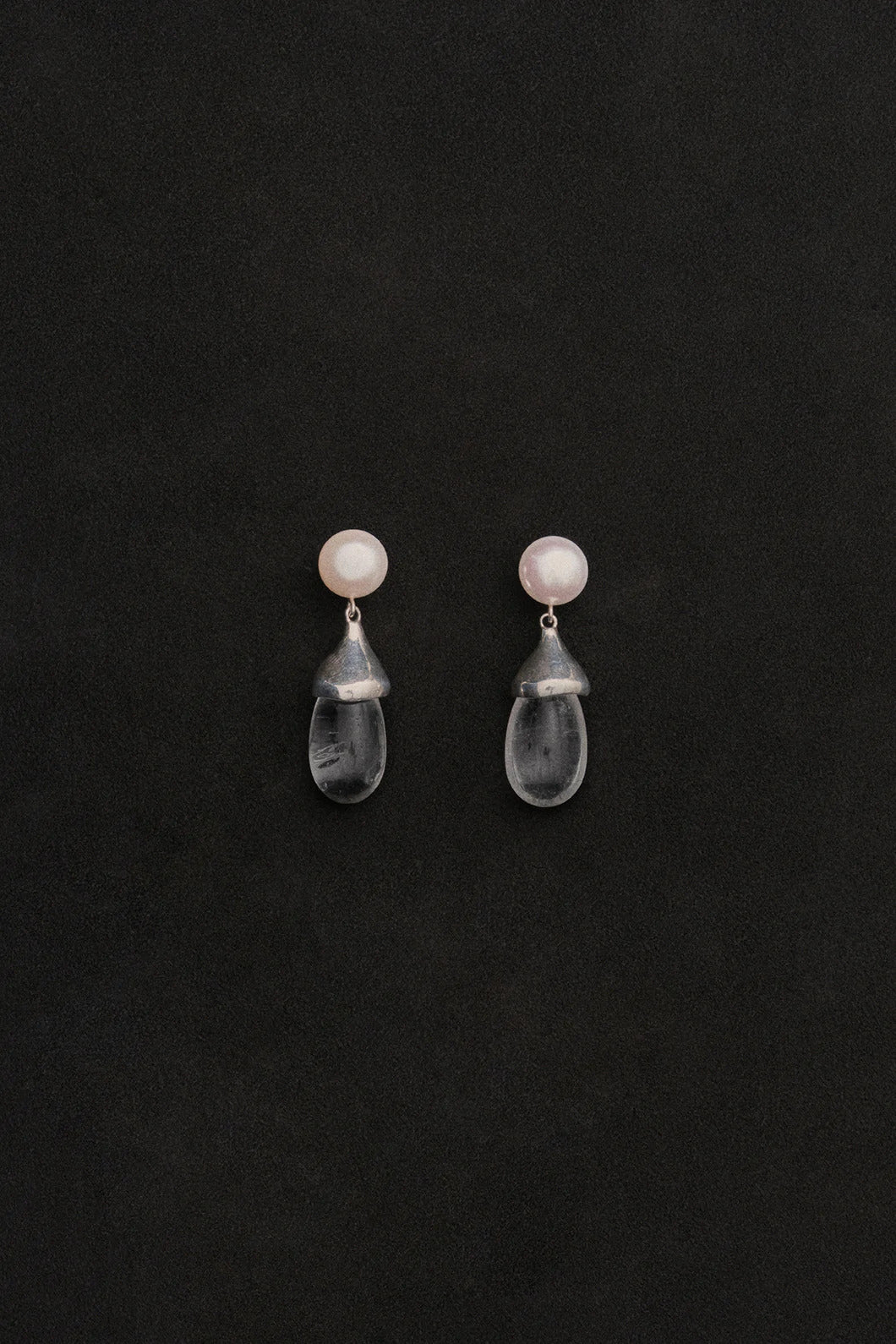 Audrey Earrings in Quartz