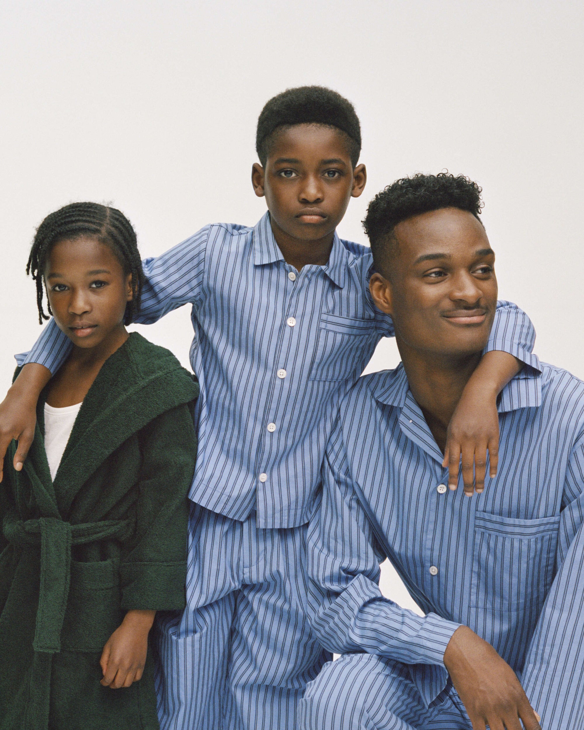Kids Pyjama Set- Boro Stripes
