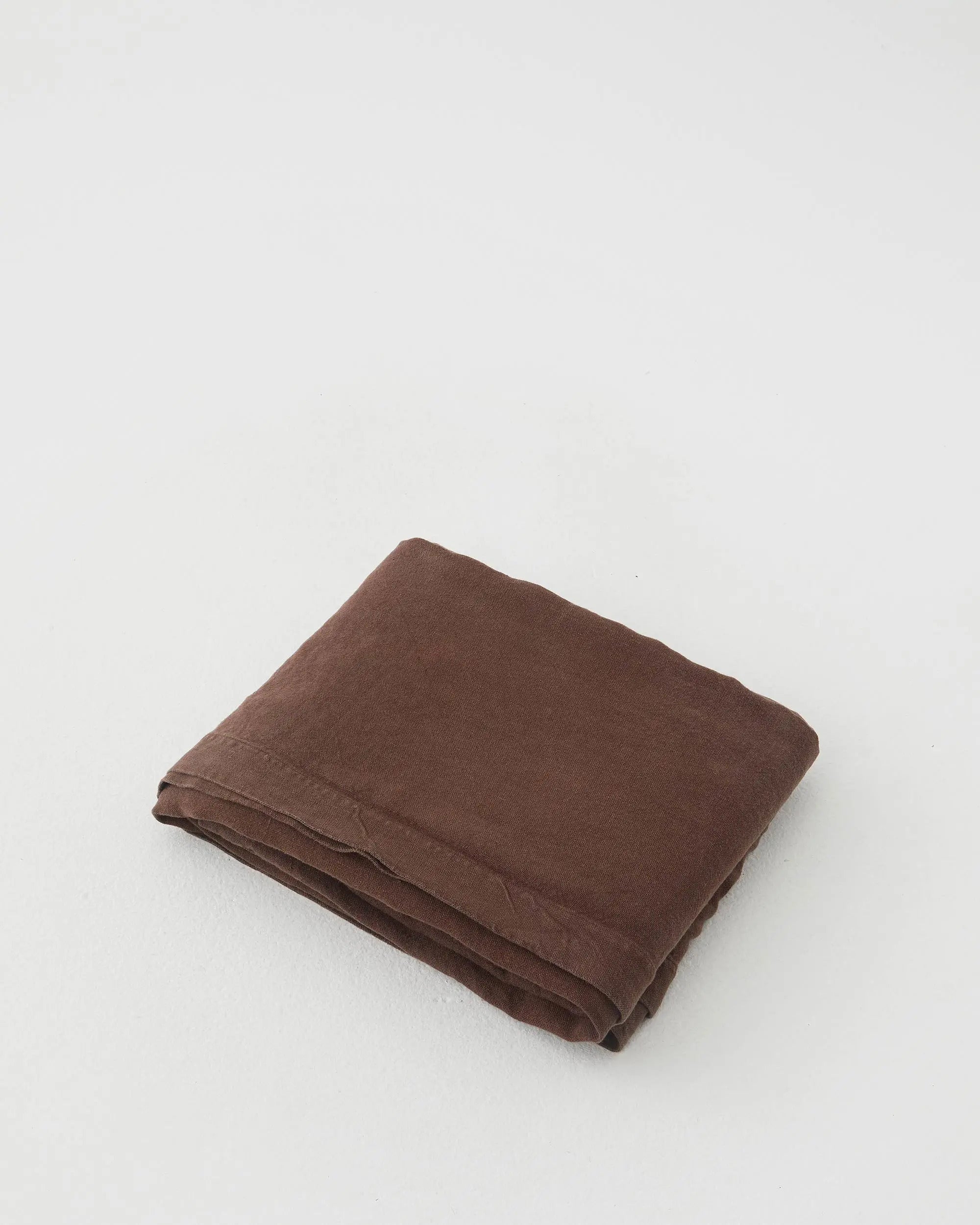 Linen Bedspread - Brown