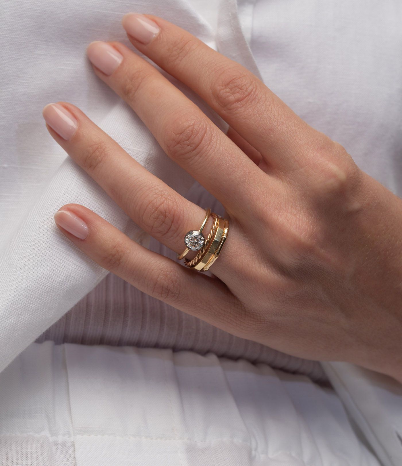 Rope Ring - Yellow Gold