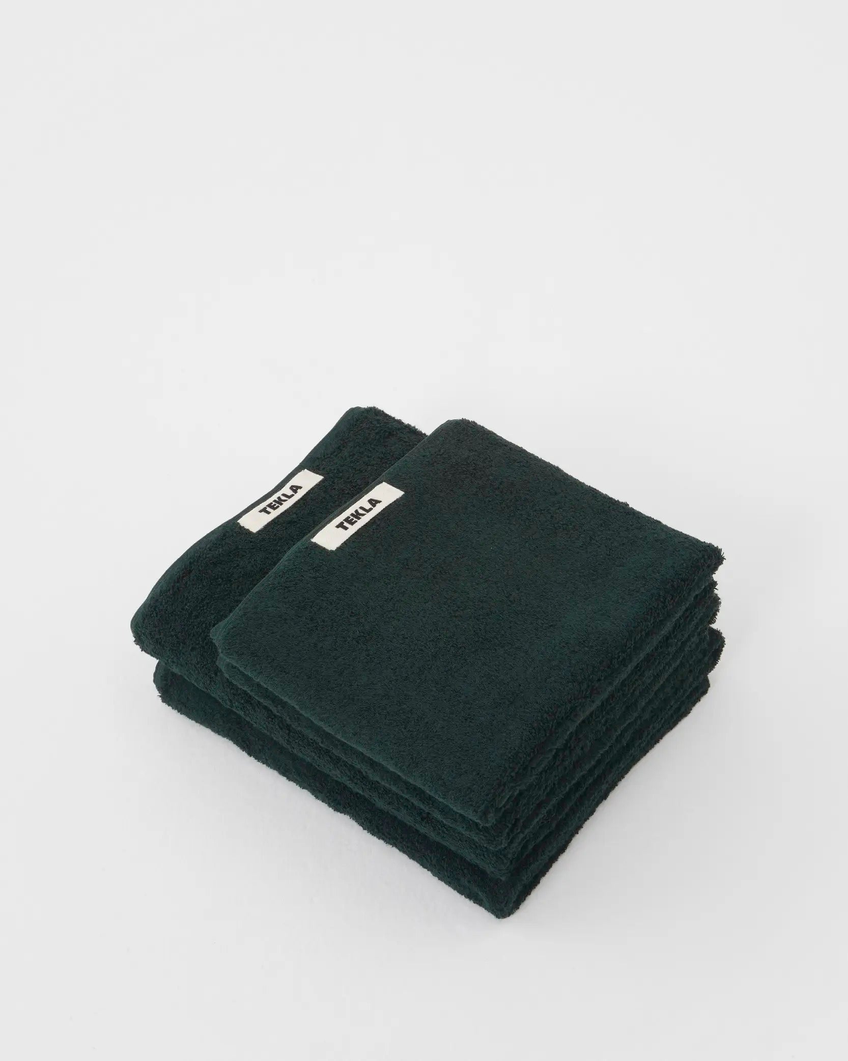 Organic Cotton Towels - Forest Green